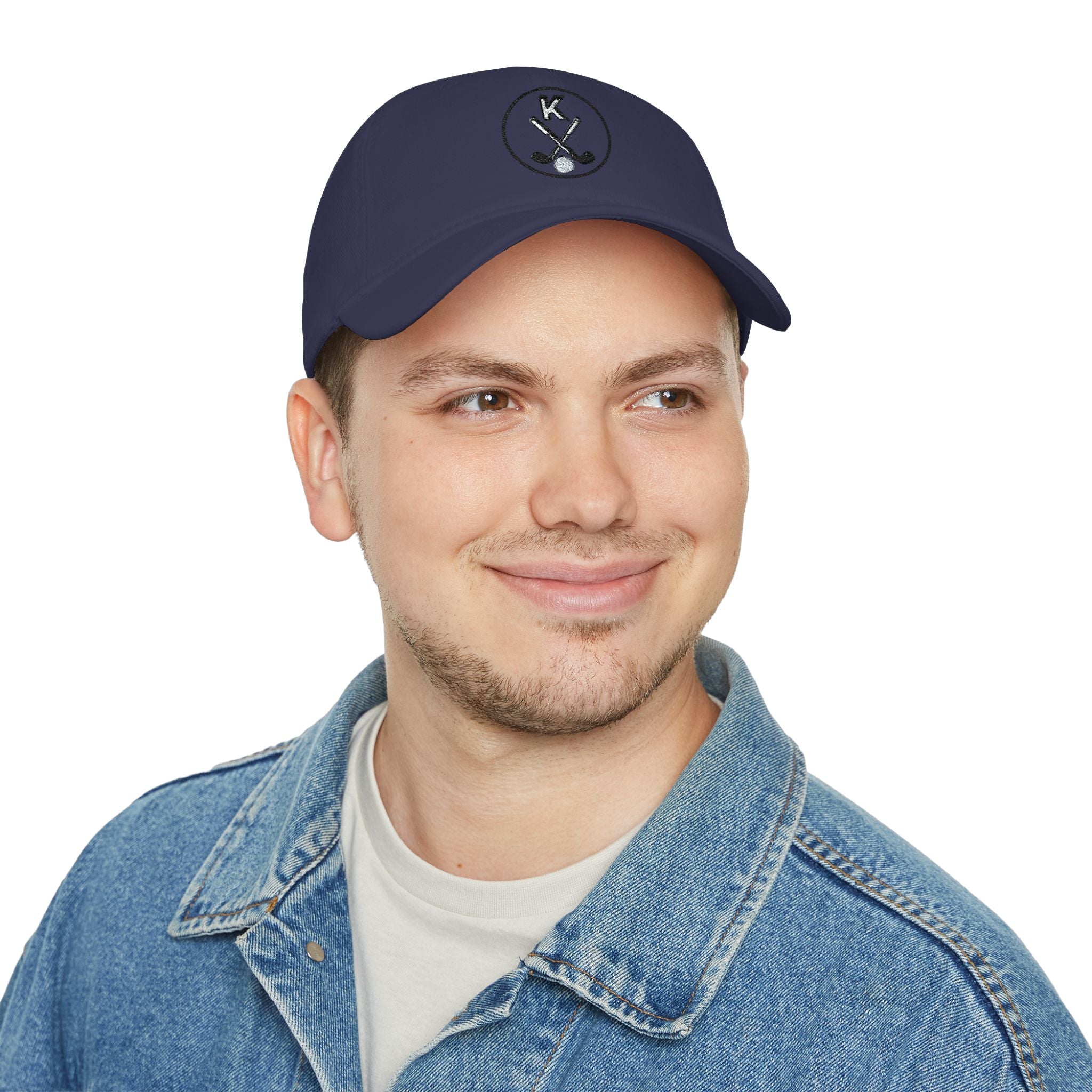 Embroidered Low Profile Baseball Cap - Golf