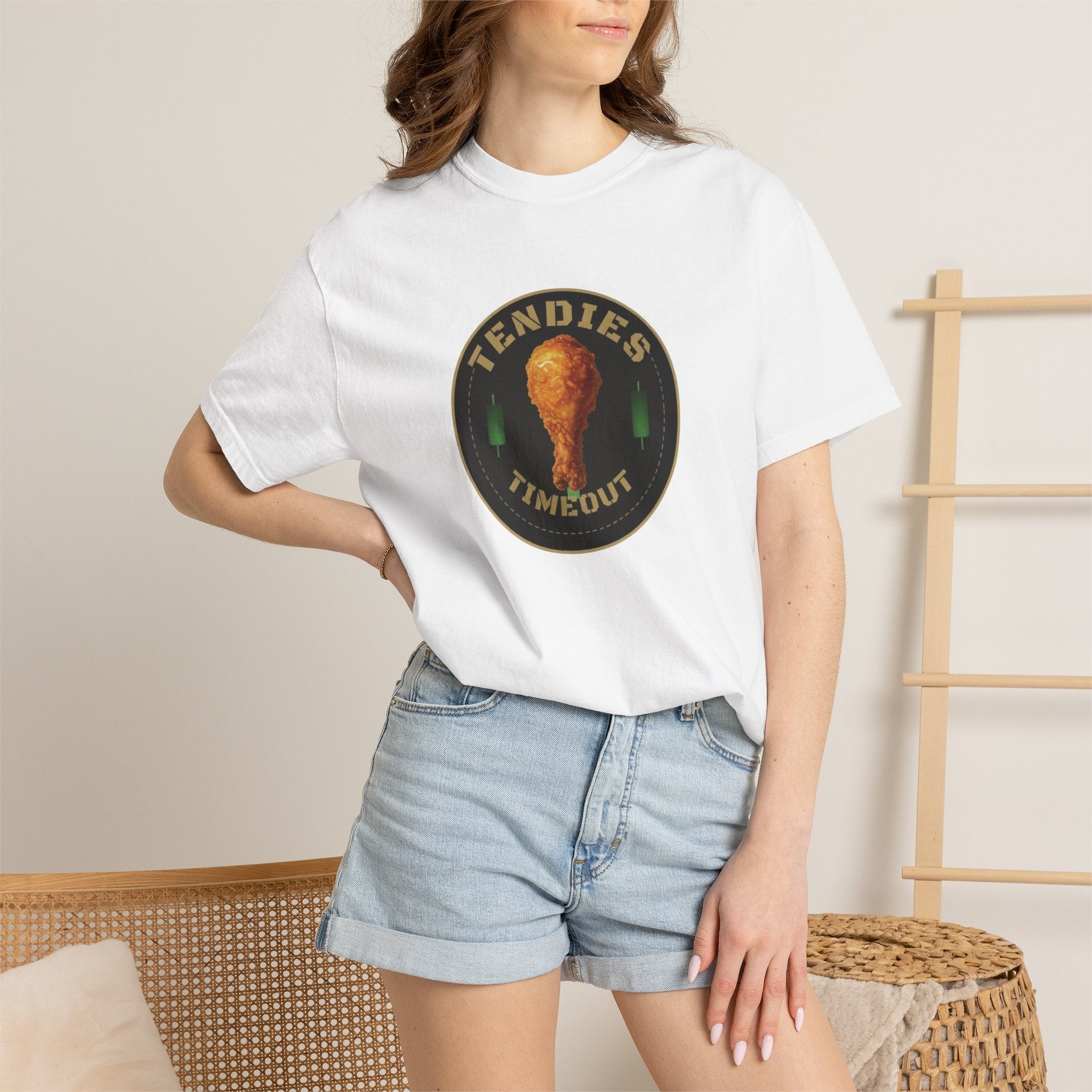 Bullish Tendies Timeout Unisex Garment-Dyed T-shirt