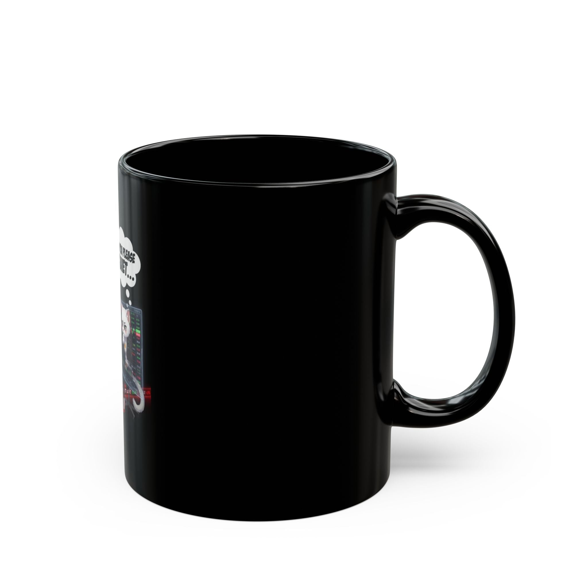 Be Quiet - Black Mug (11oz, 15oz)