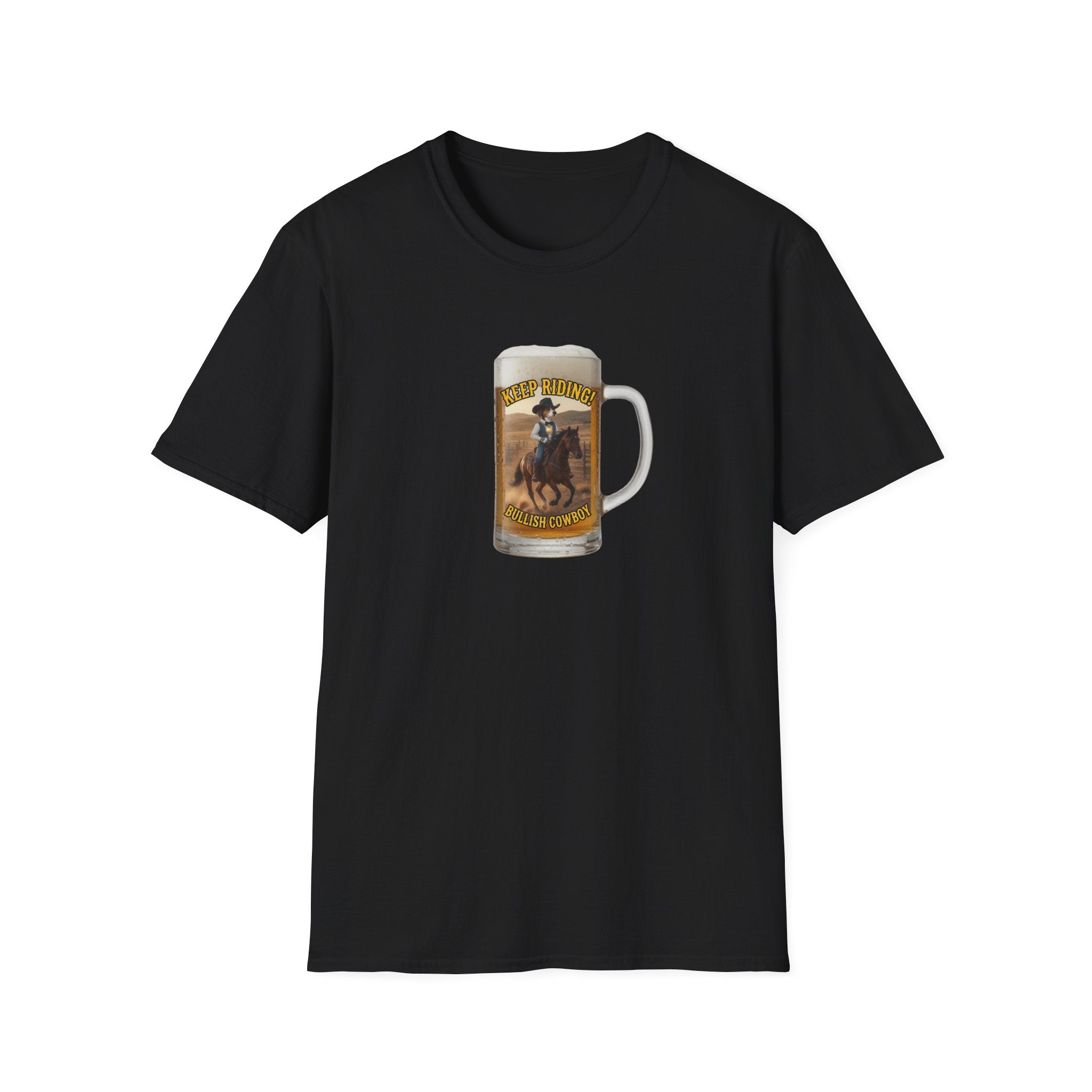 Keep Riding Beer - Unisex Softstyle T-Shirt