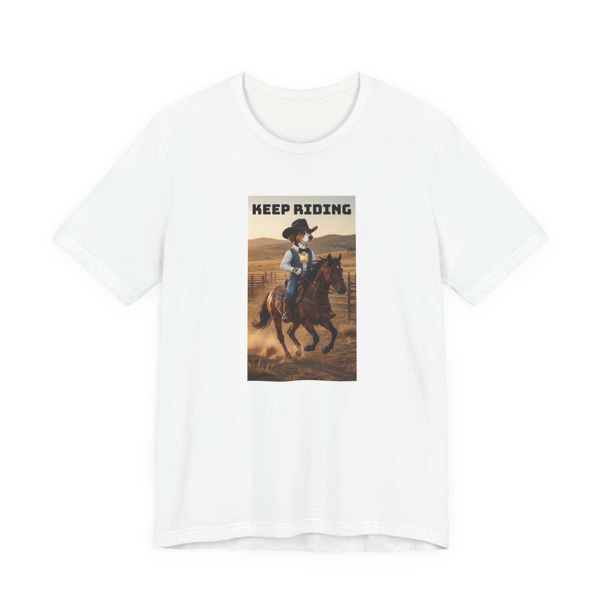 Keep Riding-Unisex Jersey Short Sleeve Tee