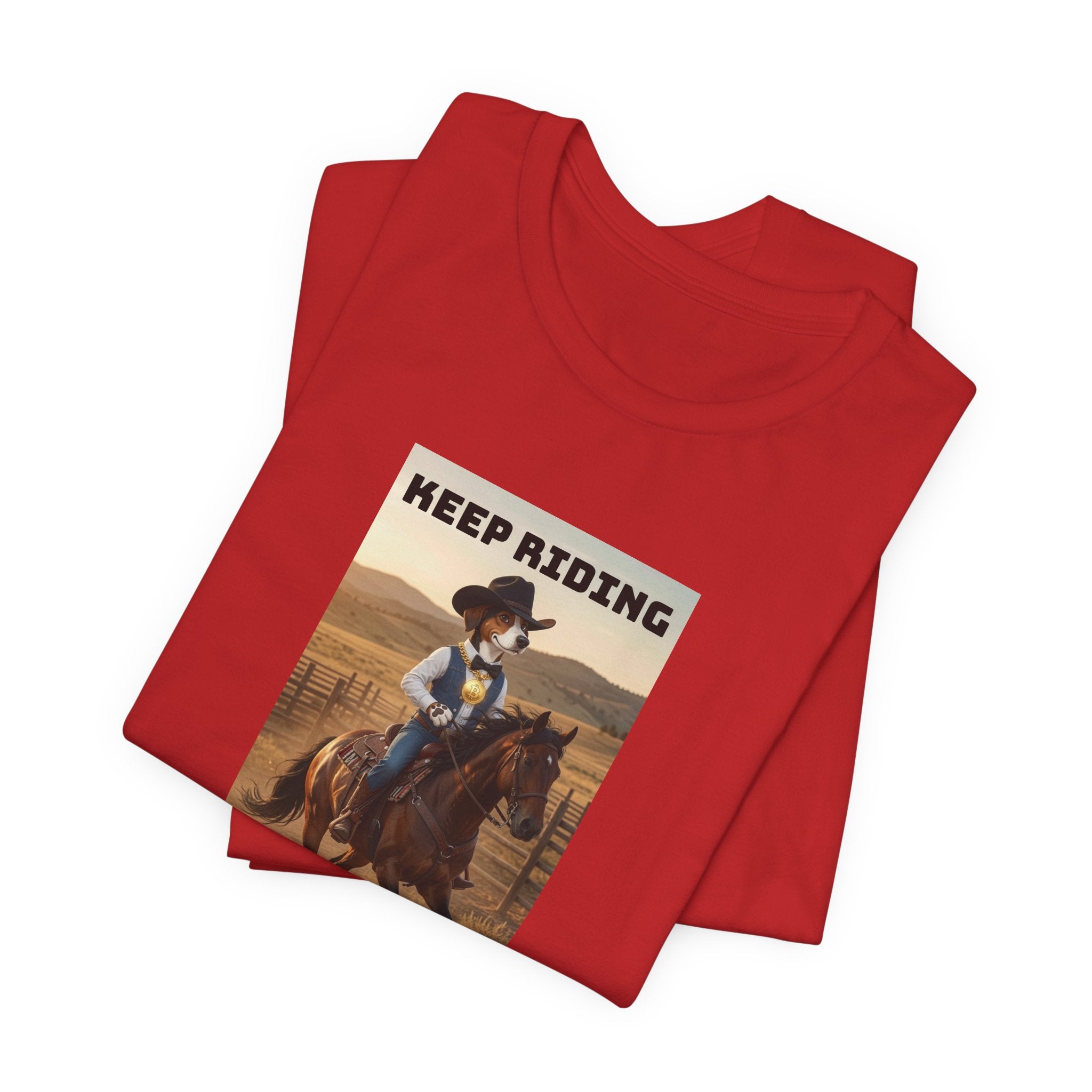 Keep Riding-Unisex Jersey Short Sleeve Tee