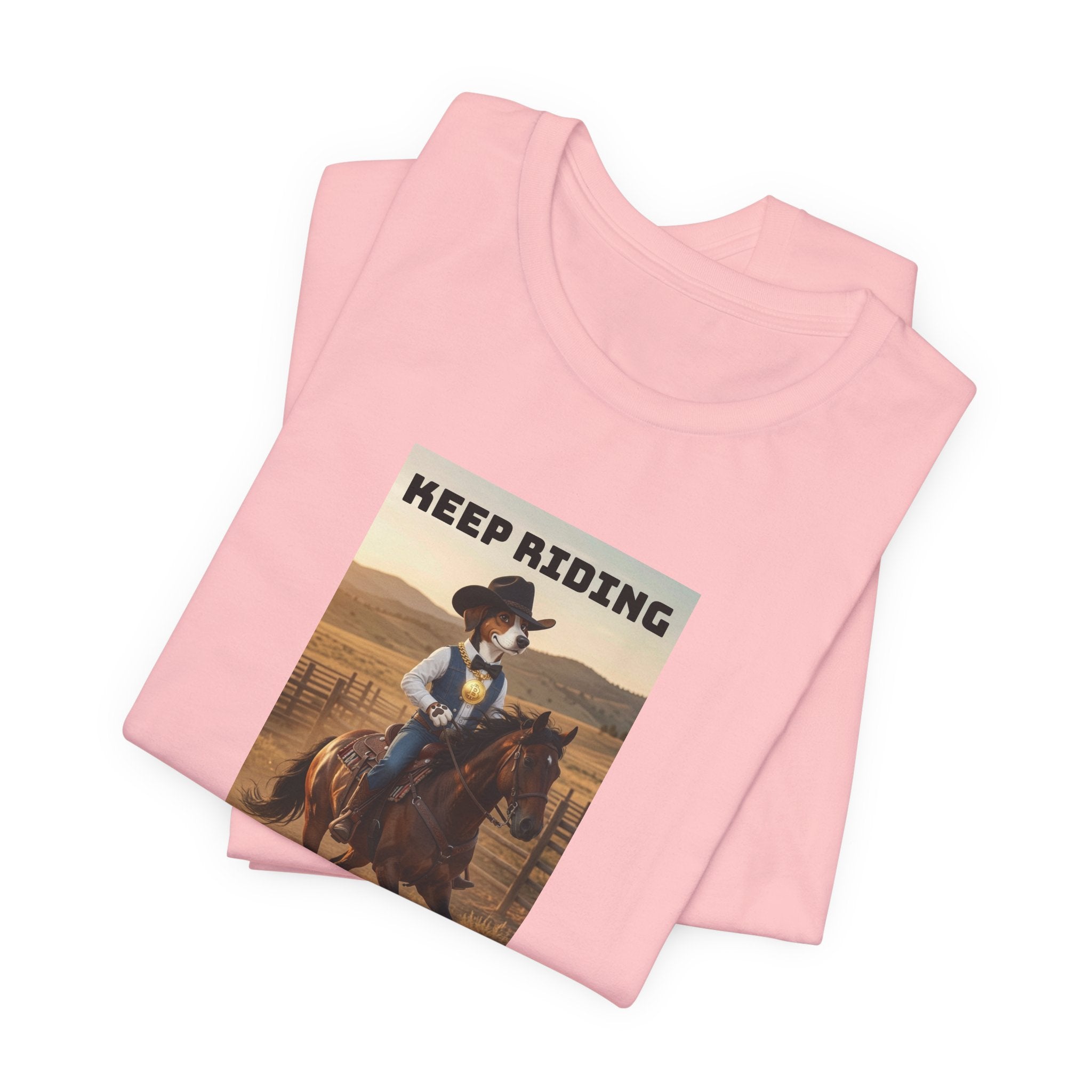 Keep Riding-Unisex Jersey Short Sleeve Tee