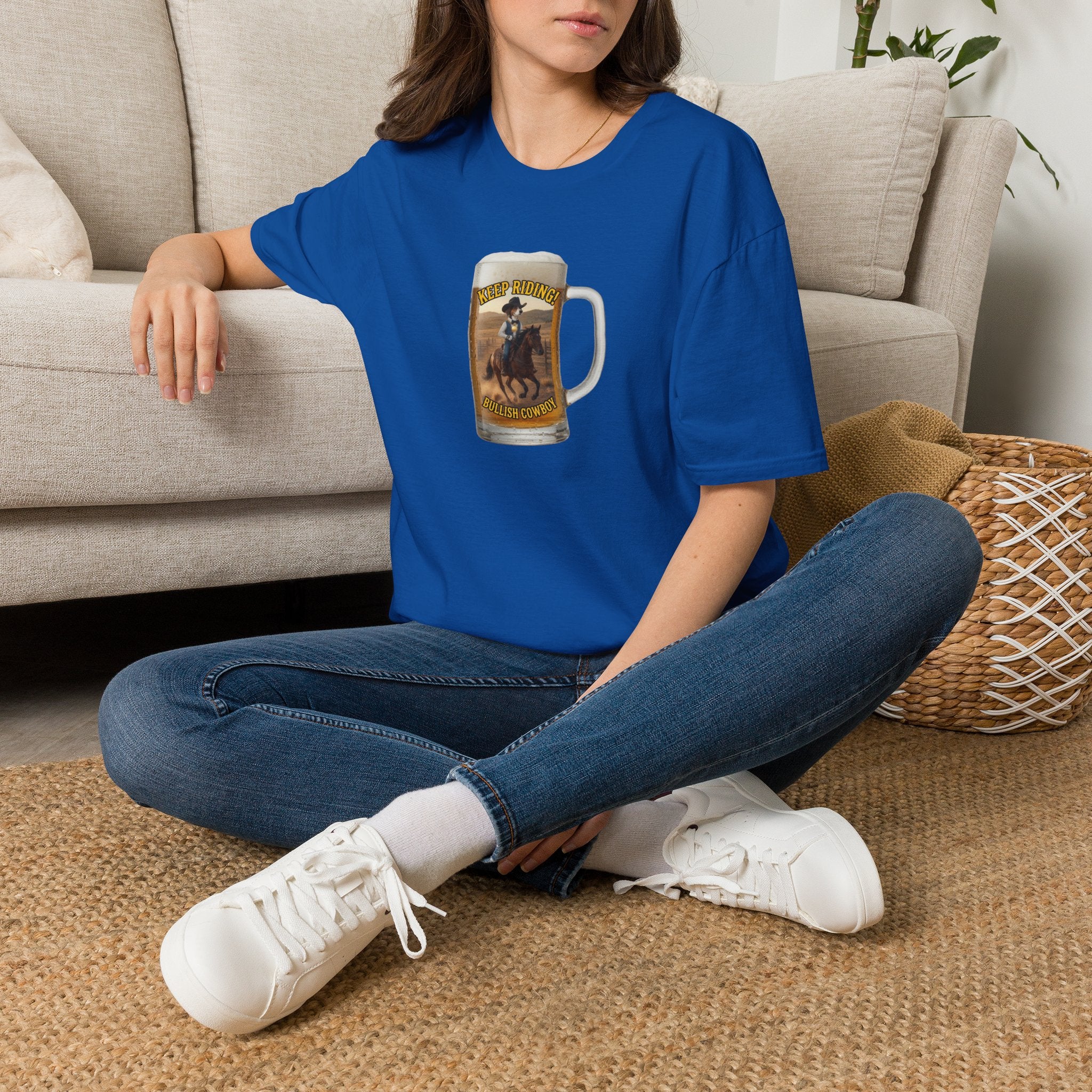 Keep Riding Beer - Unisex Softstyle T-Shirt