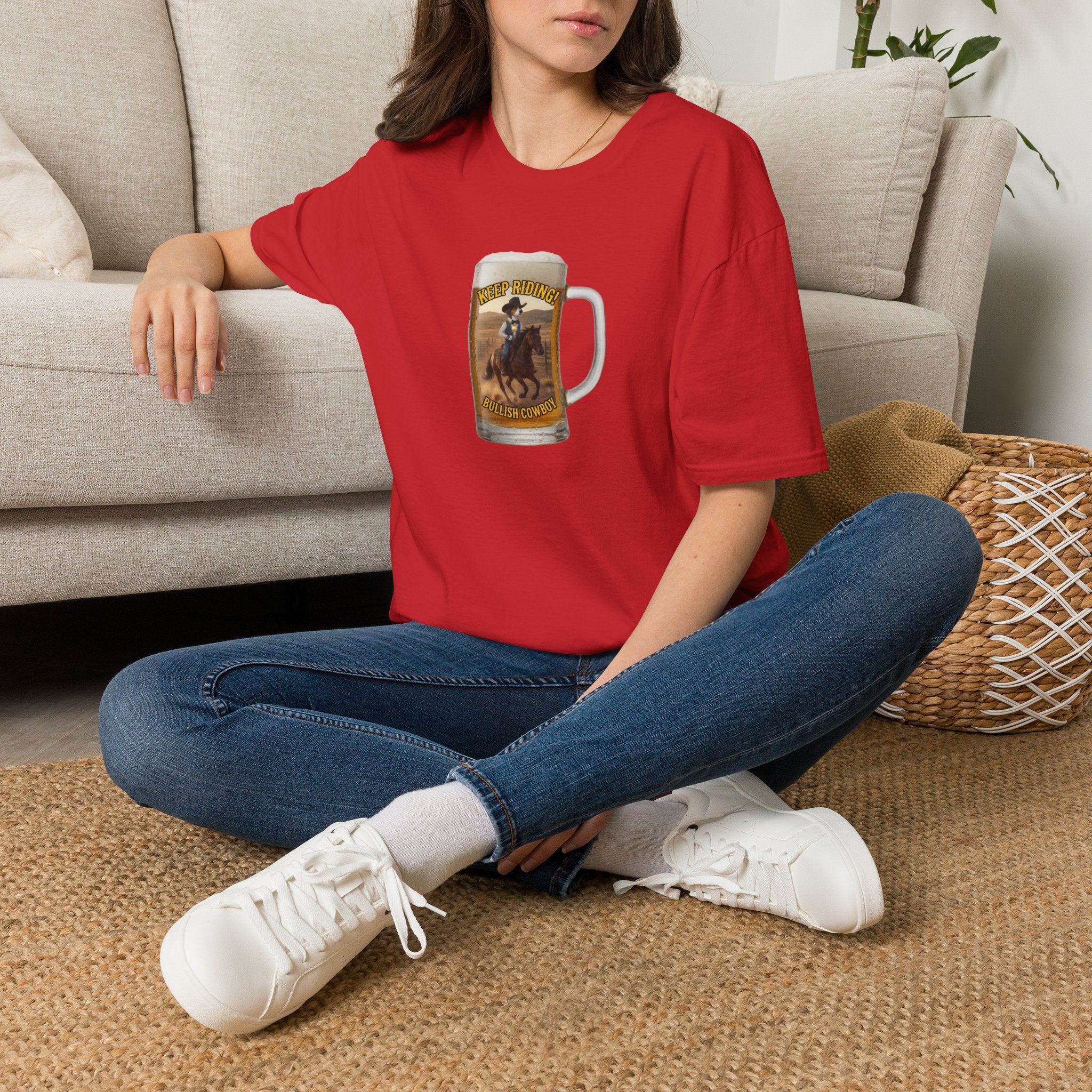 Keep Riding Beer - Unisex Softstyle T-Shirt