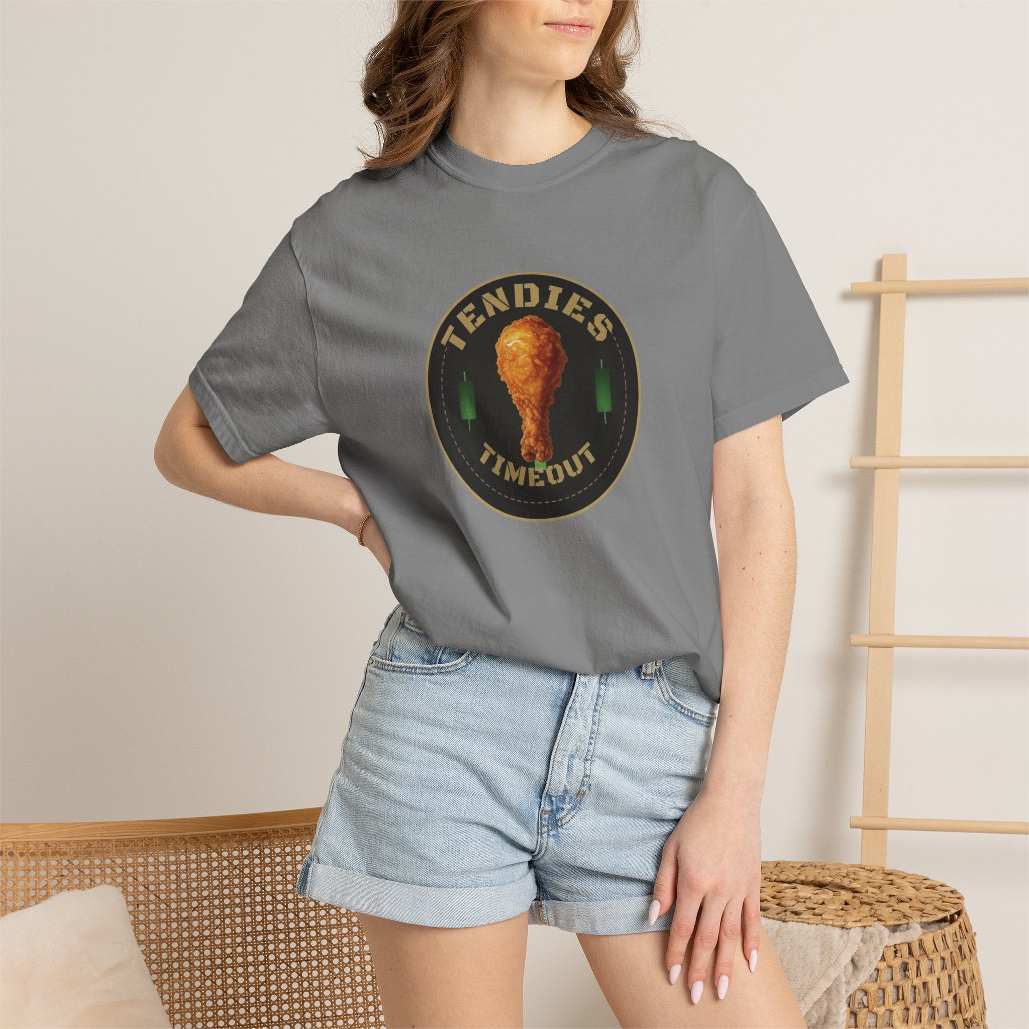 Bullish Tendies Timeout Unisex Garment-Dyed T-shirt