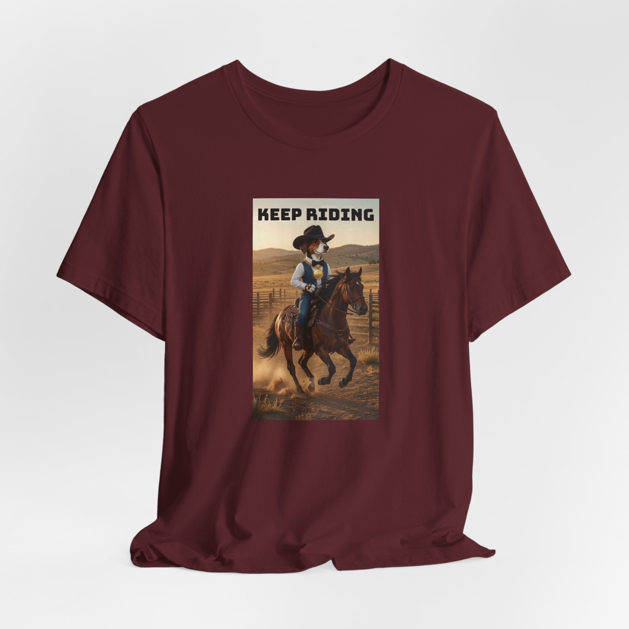 Keep Riding-Unisex Jersey Short Sleeve Tee