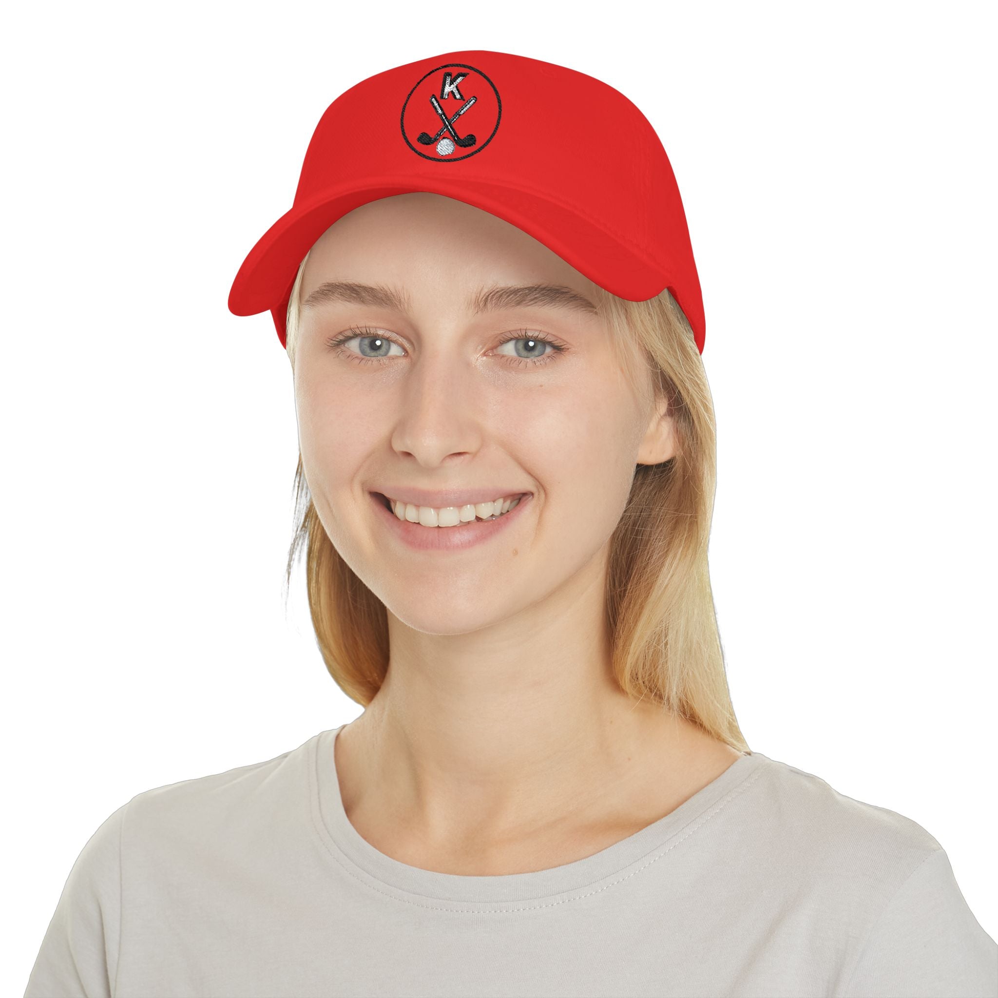 Embroidered Low Profile Baseball Cap - Golf