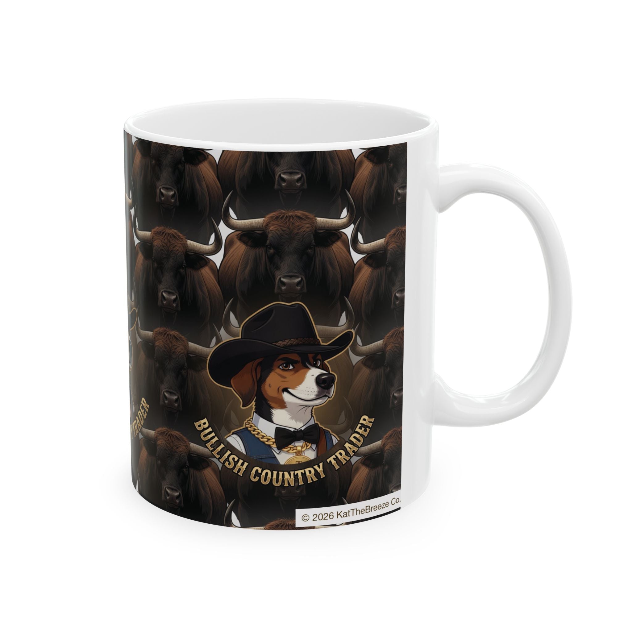 Bullish - Ceramic Mug, (11oz, 15oz)