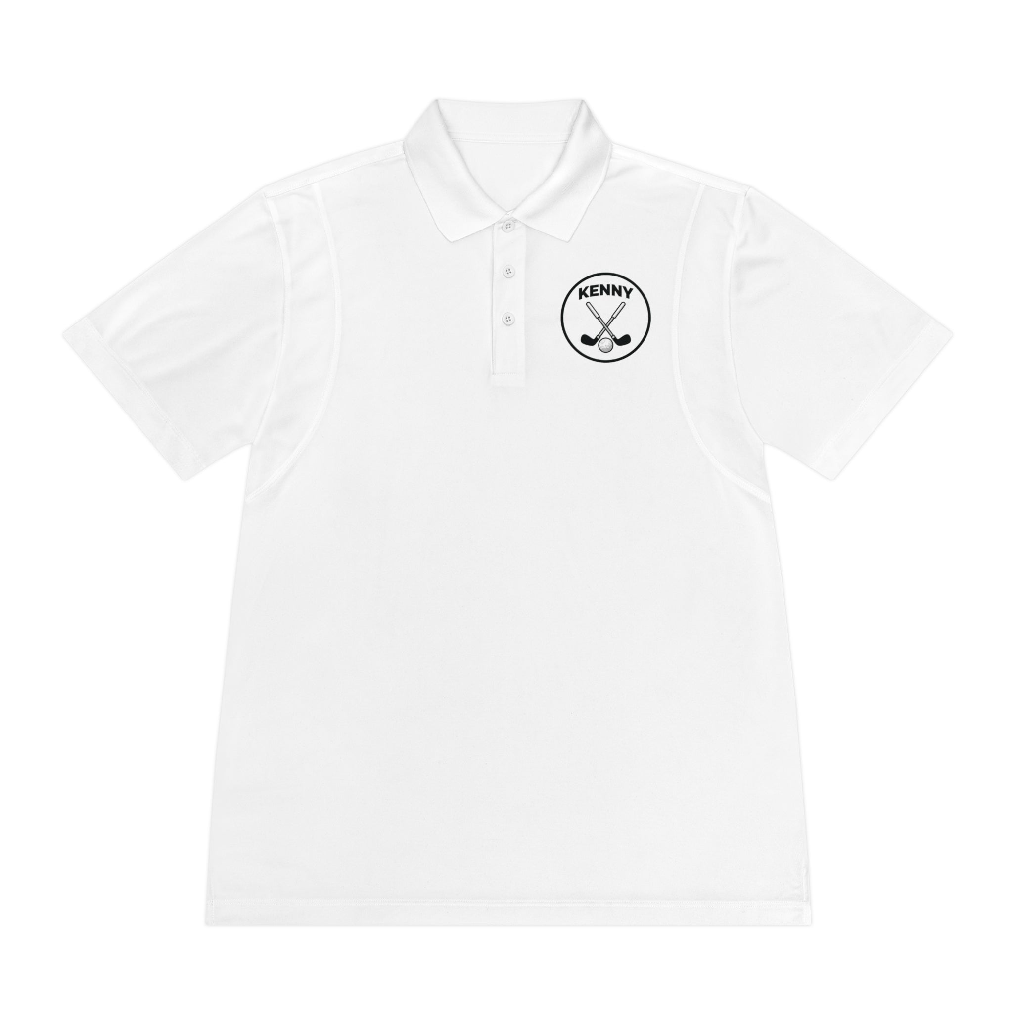 Logo Large Men's Sport Polo Shirt