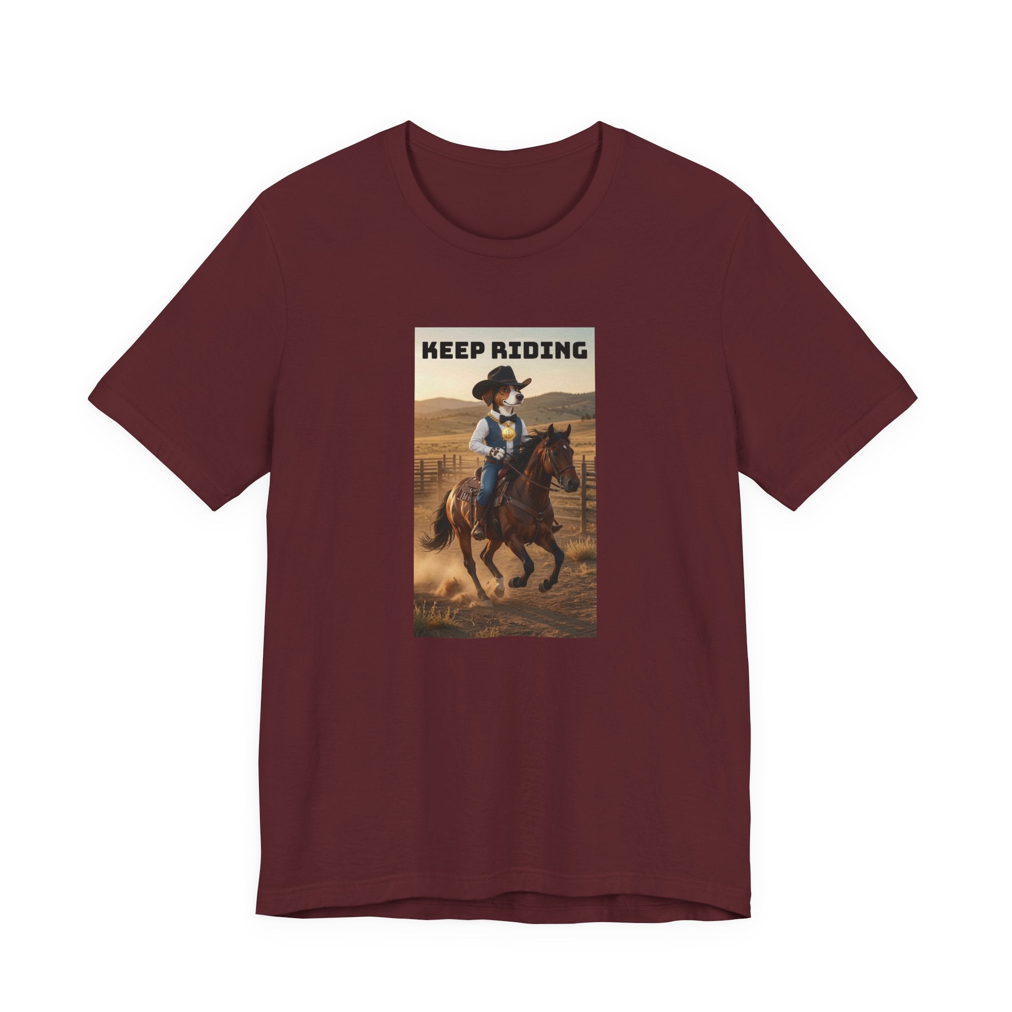 Keep Riding-Unisex Jersey Short Sleeve Tee