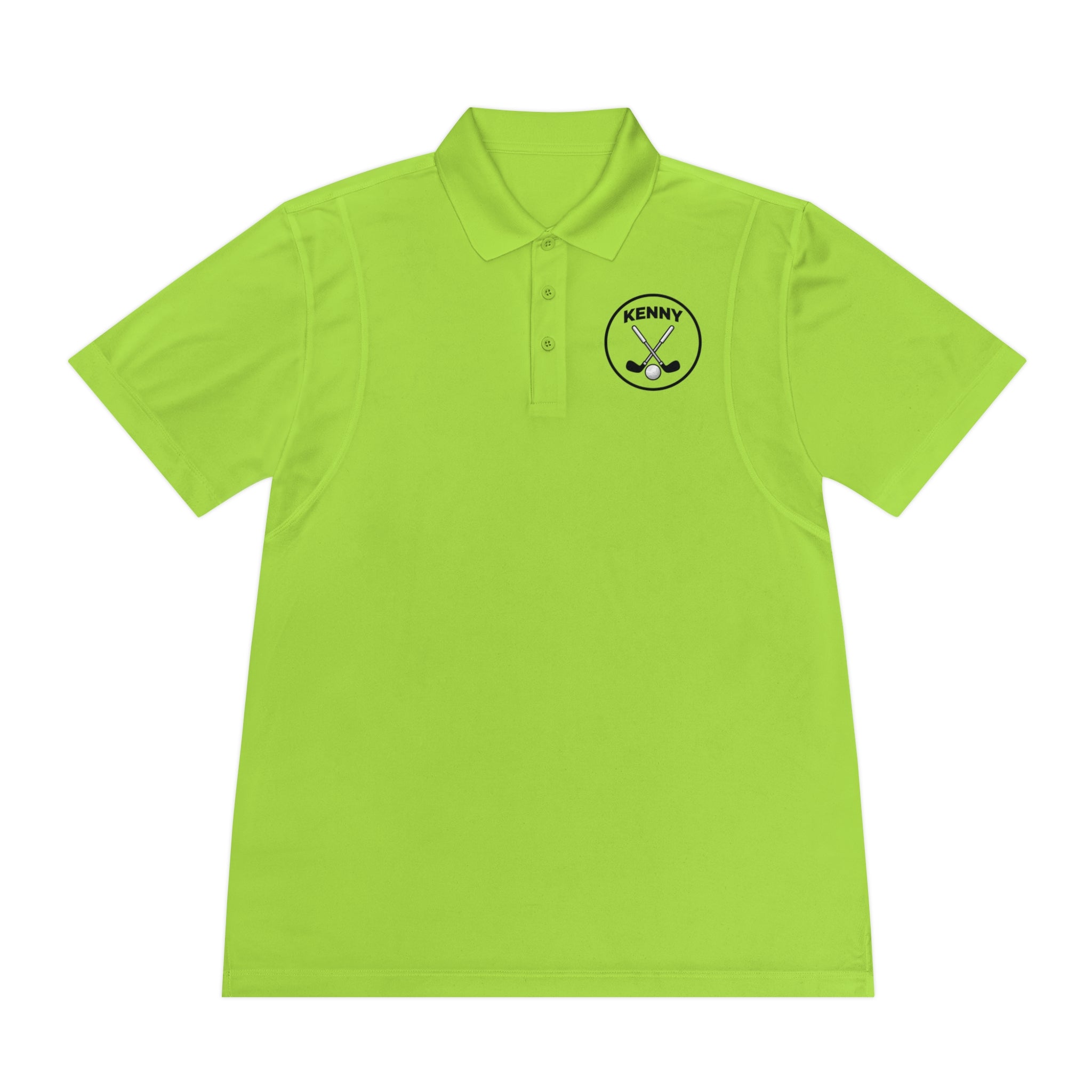 Logo Large Men's Sport Polo Shirt