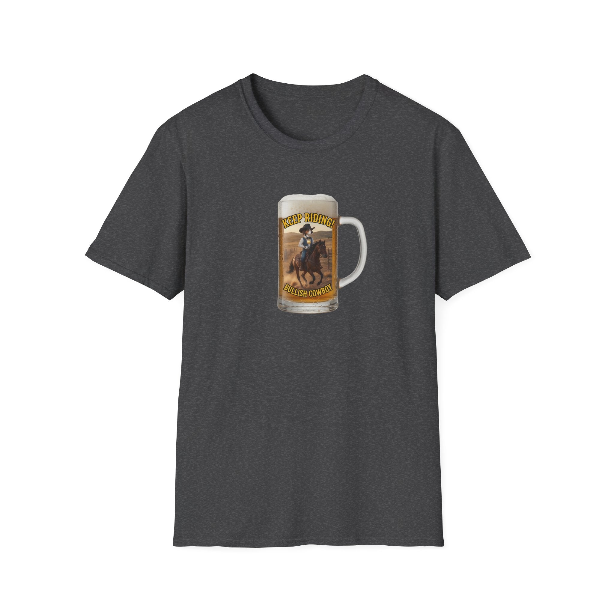 Keep Riding Beer - Unisex Softstyle T-Shirt