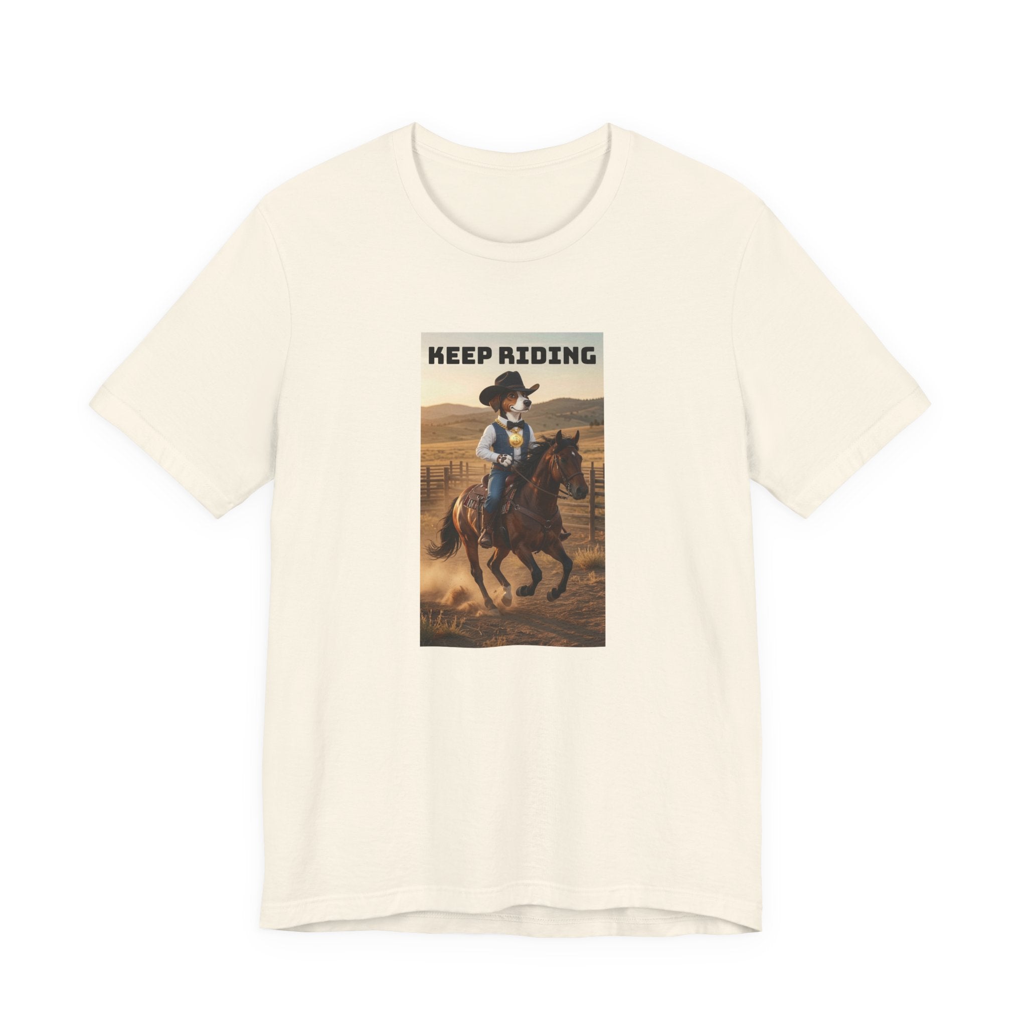 Keep Riding-Unisex Jersey Short Sleeve Tee