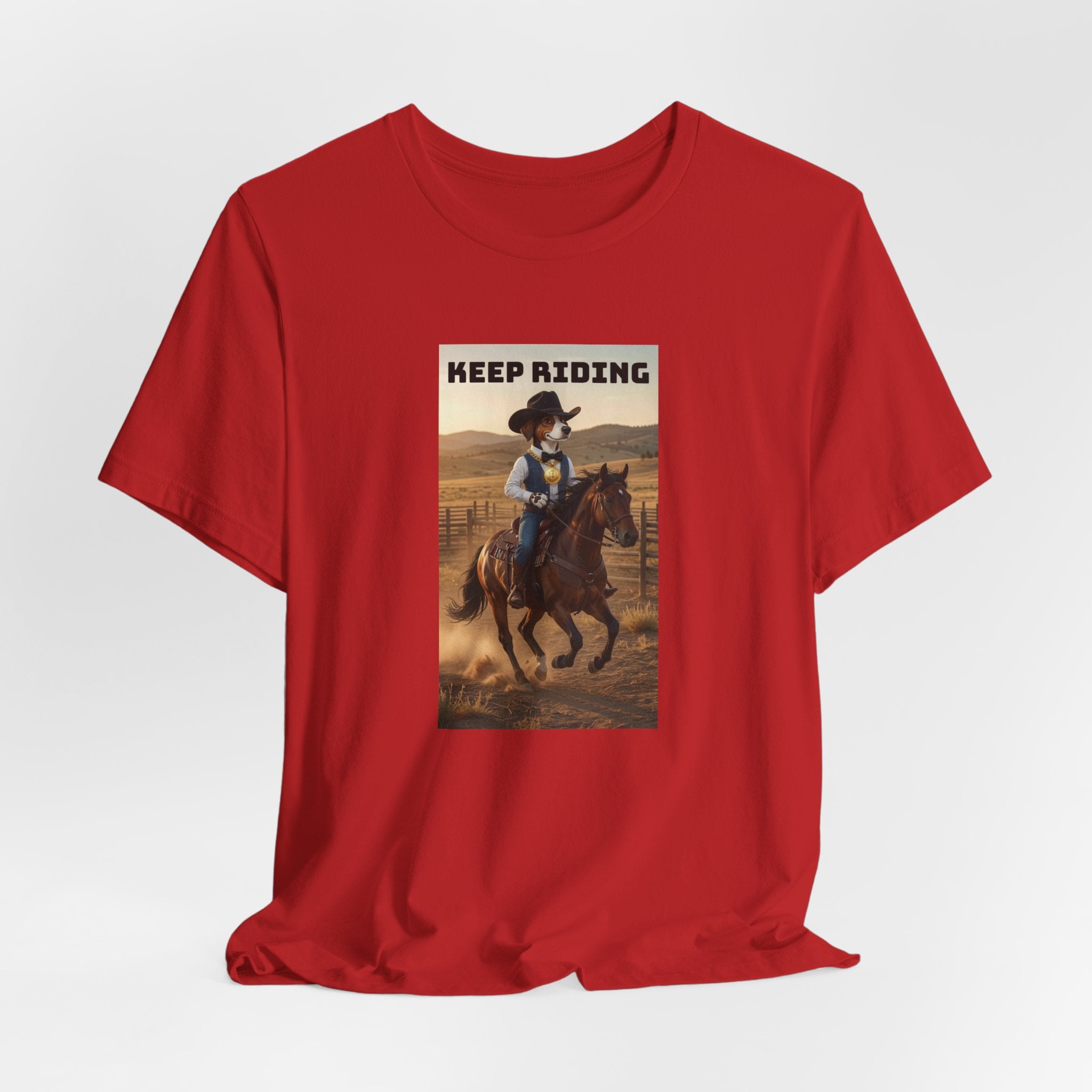 Keep Riding-Unisex Jersey Short Sleeve Tee