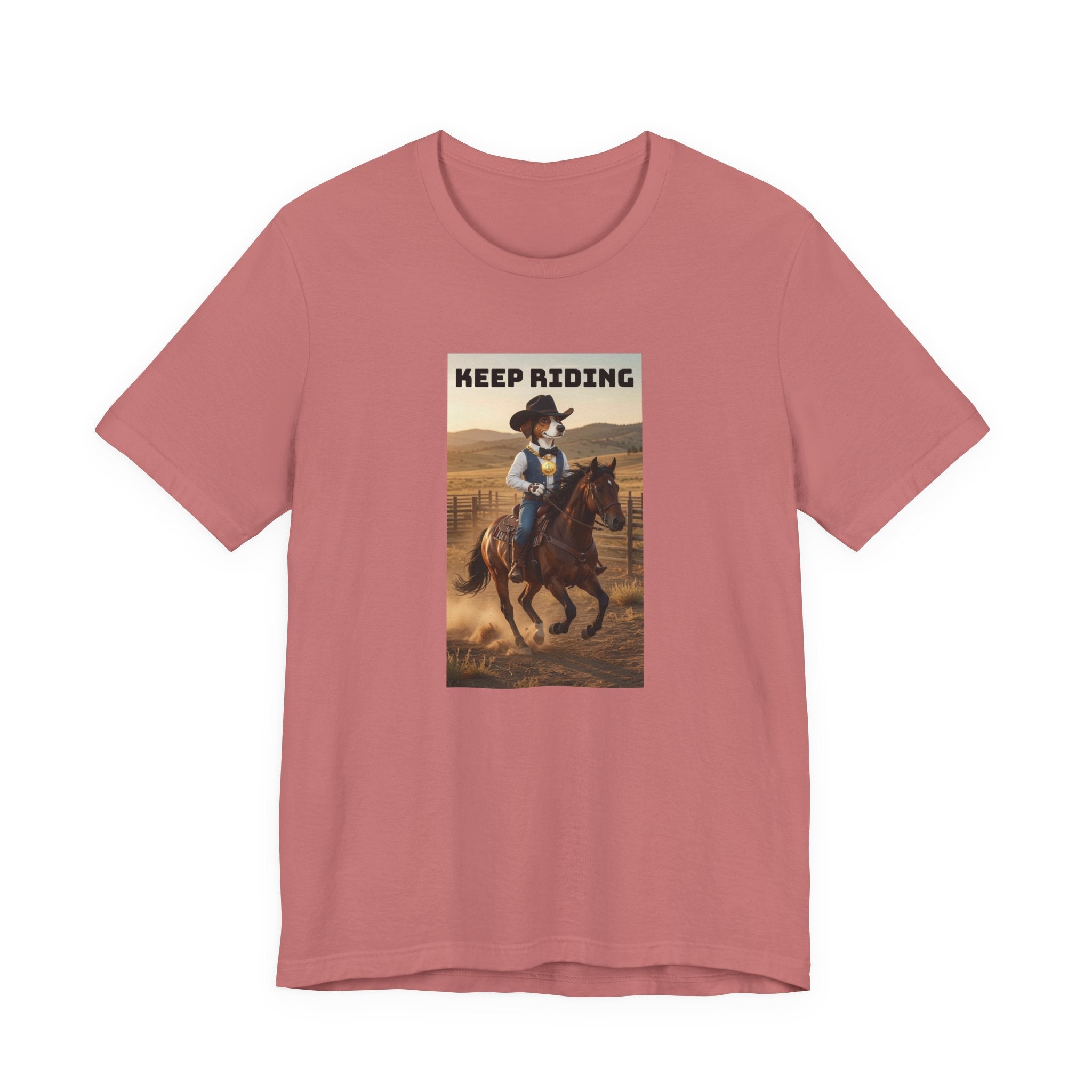 Keep Riding-Unisex Jersey Short Sleeve Tee