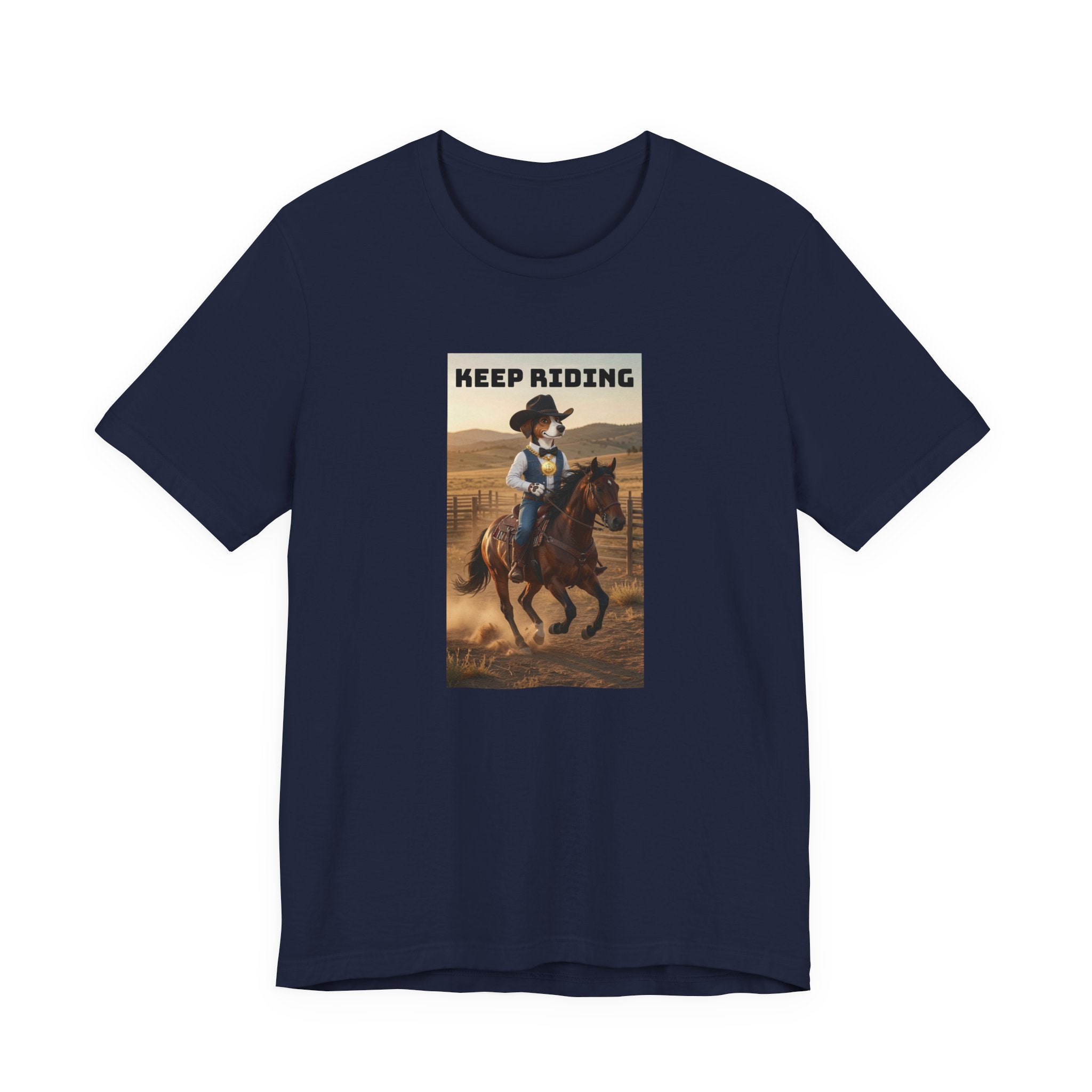 Keep Riding-Unisex Jersey Short Sleeve Tee