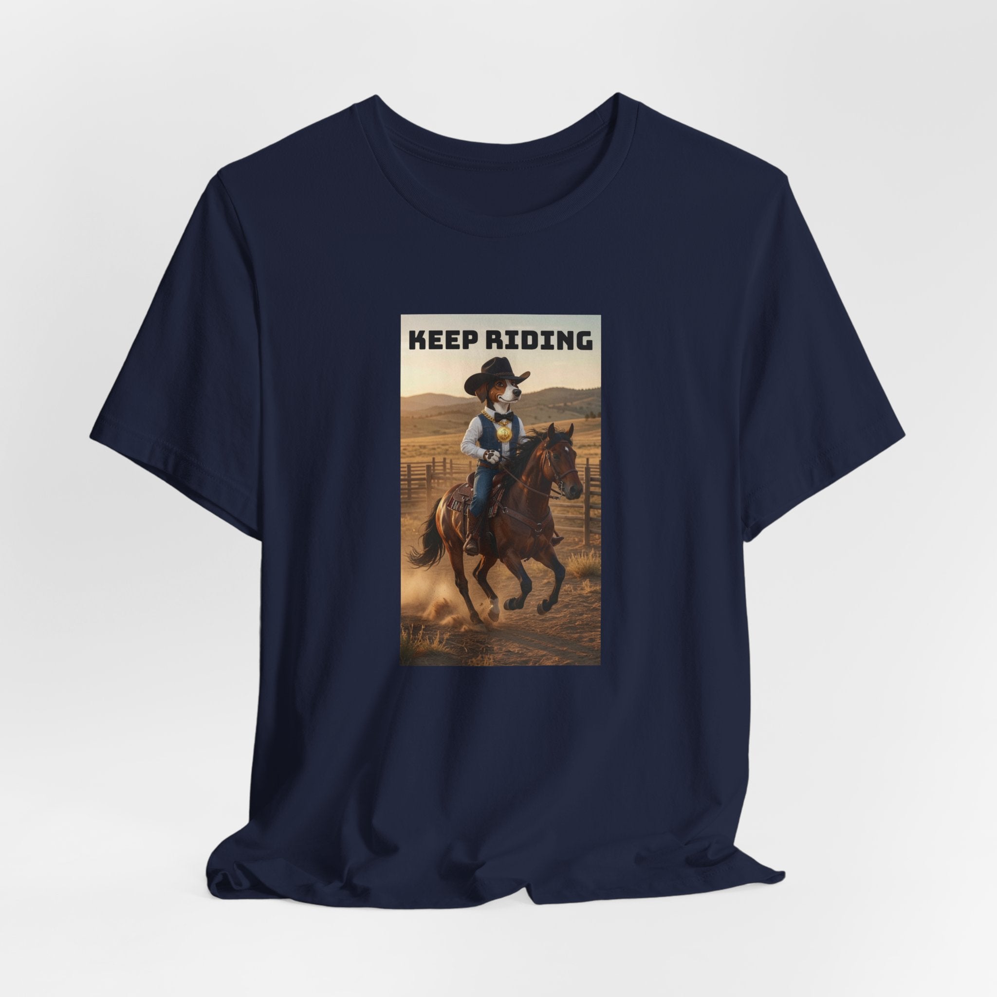Keep Riding-Unisex Jersey Short Sleeve Tee
