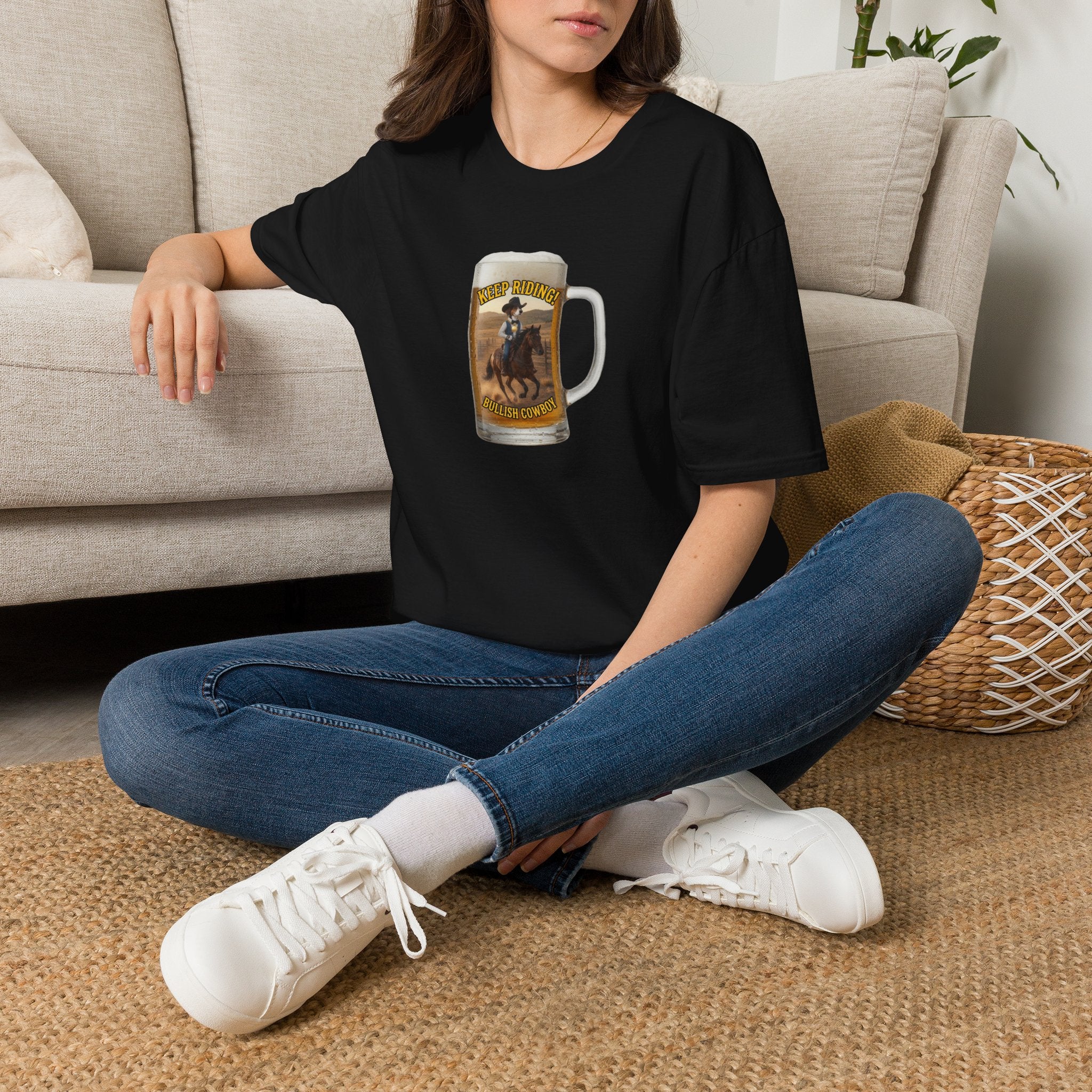 Keep Riding Beer - Unisex Softstyle T-Shirt