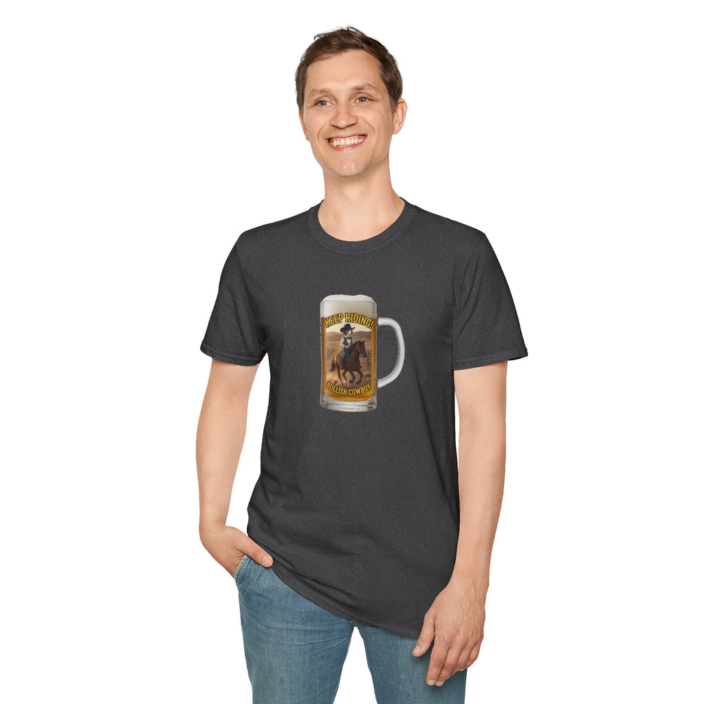 Keep Riding Beer - Unisex Softstyle T-Shirt