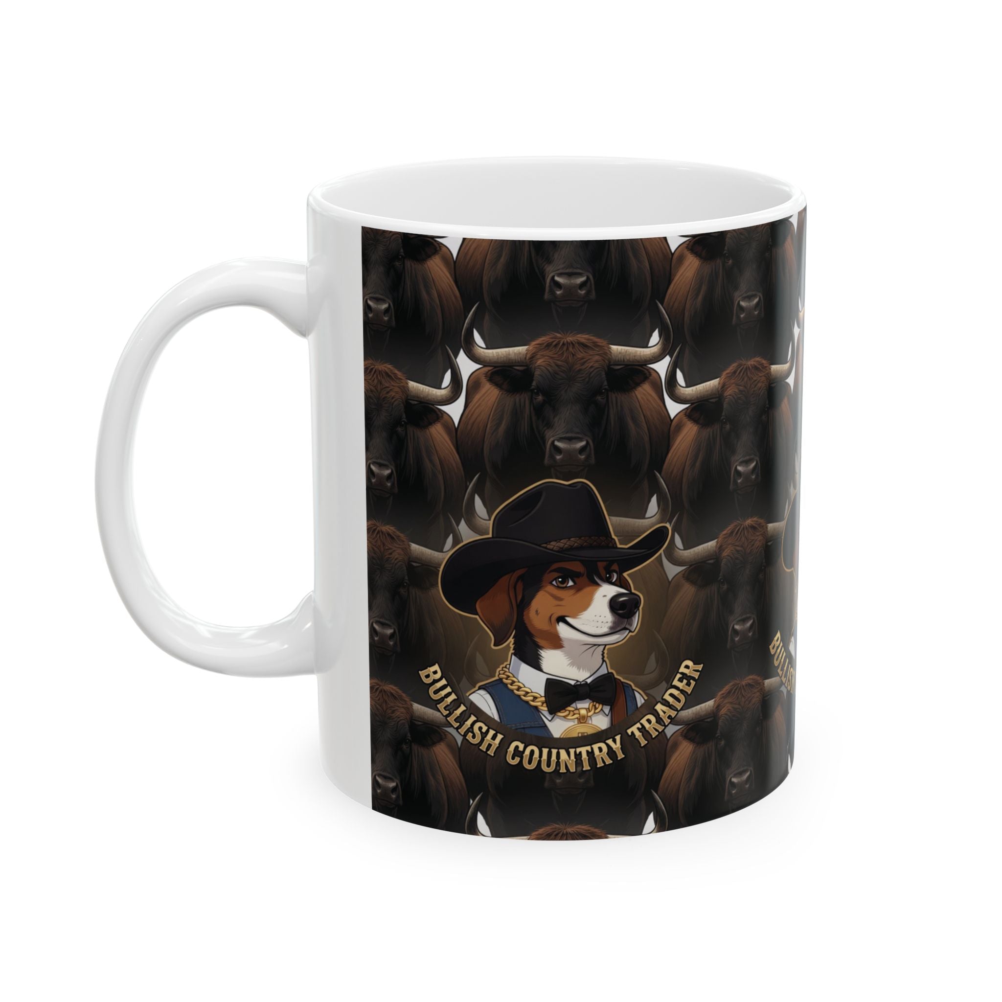Bullish - Ceramic Mug, (11oz, 15oz)