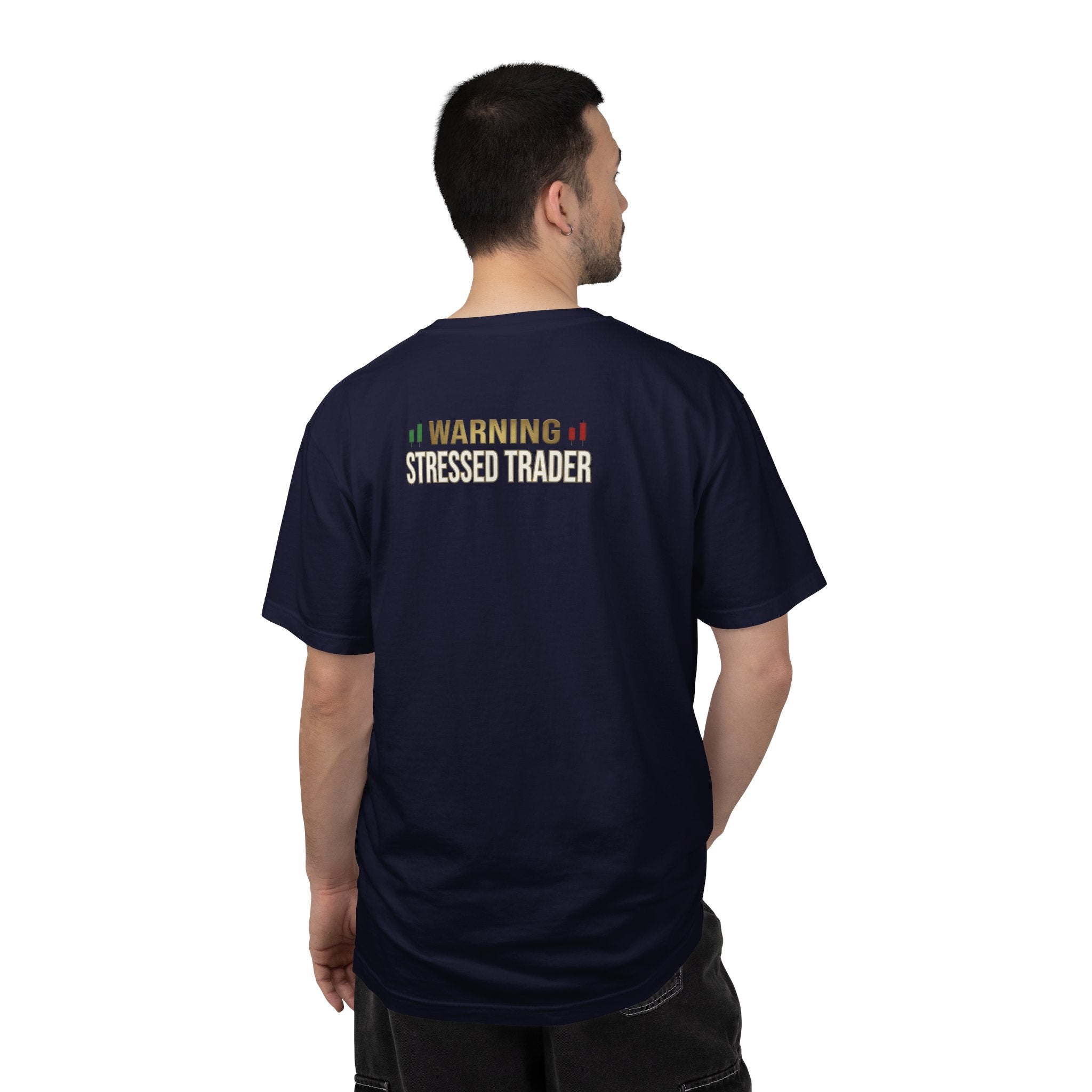 Be Quiet- Stressed Trader- Unisex Garment-Dyed T-shirt