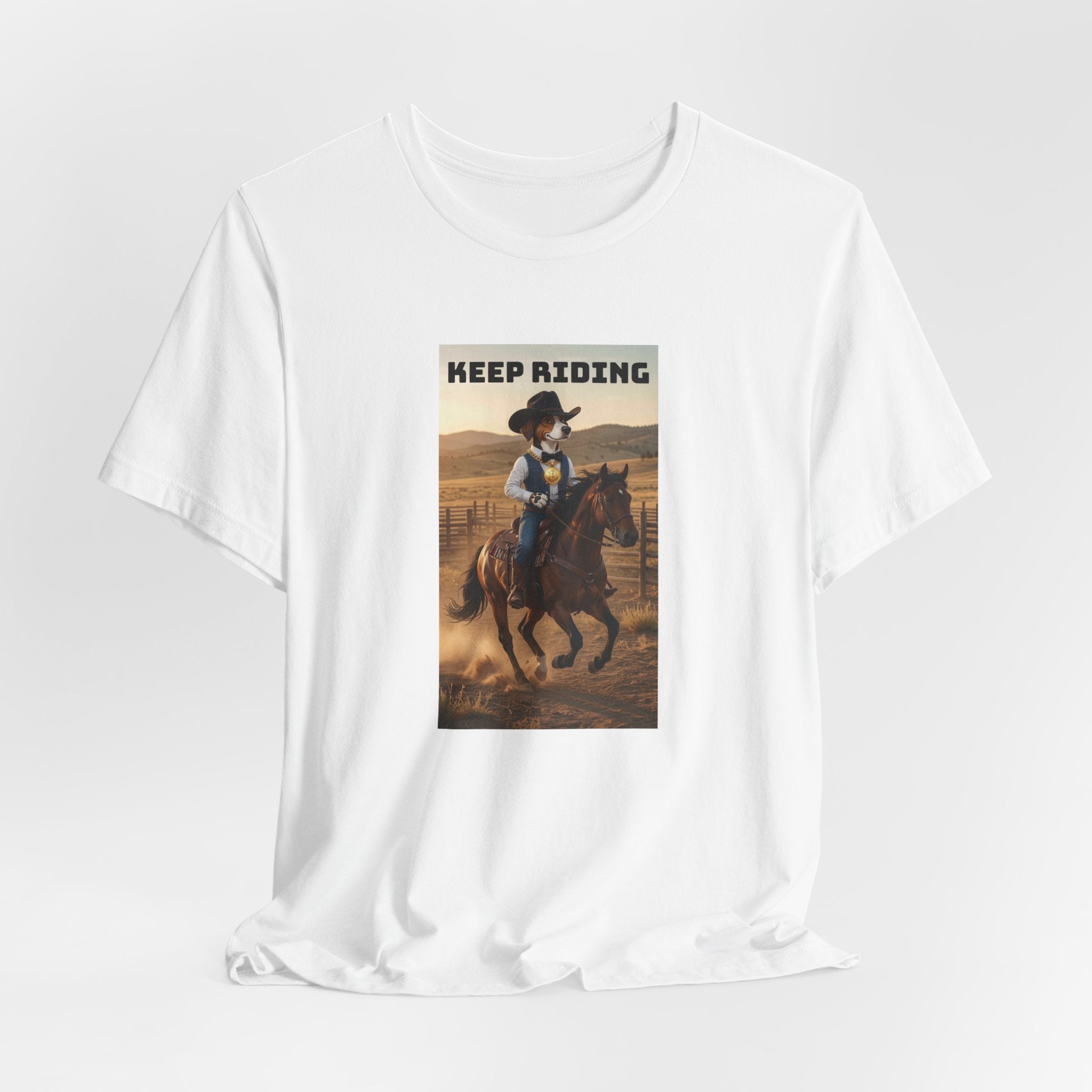 Keep Riding-Unisex Jersey Short Sleeve Tee