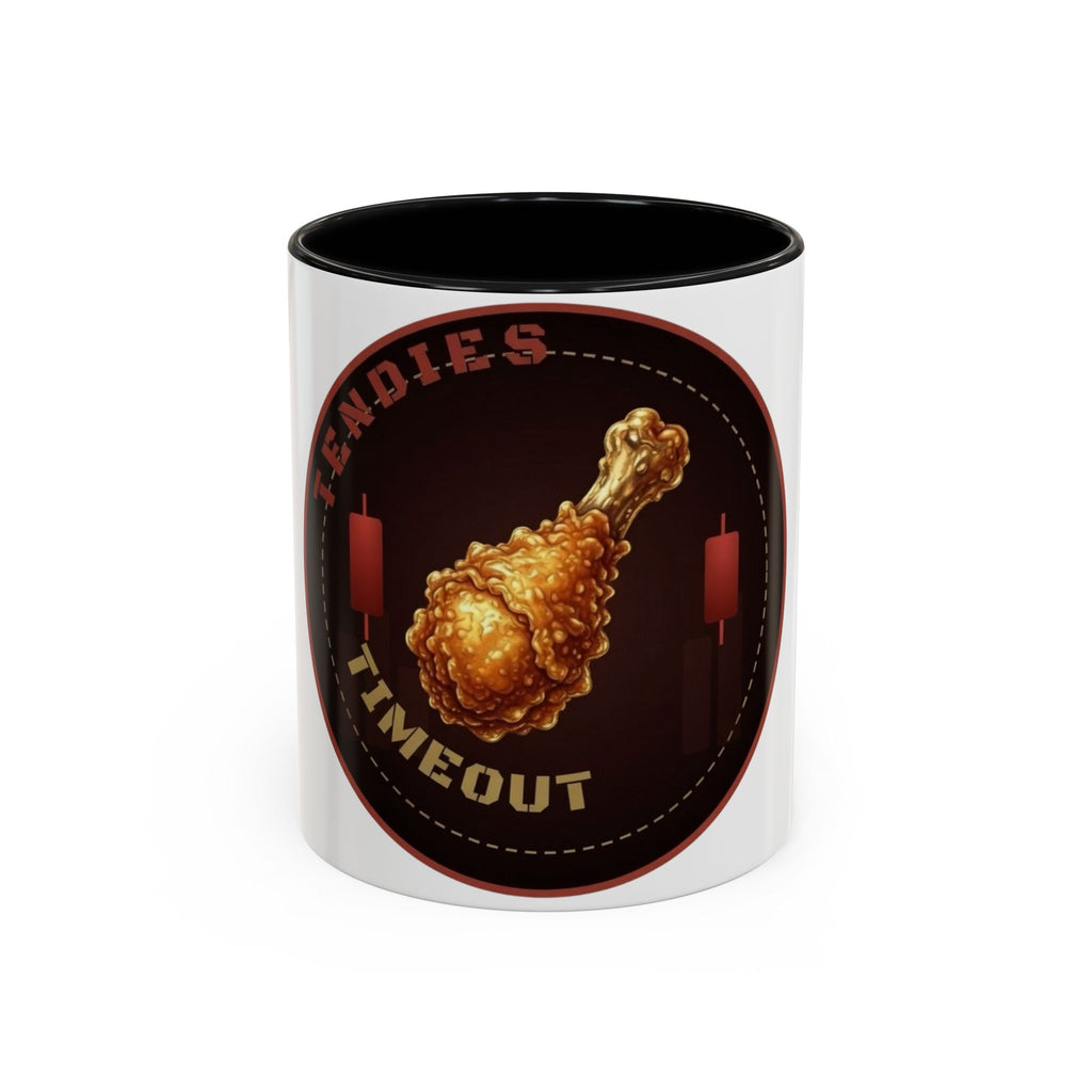 Bearish Tendies Timeout - Accent Coffee Mug (11, 15oz)