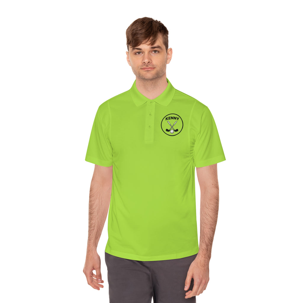 Logo Large Men's Sport Polo Shirt