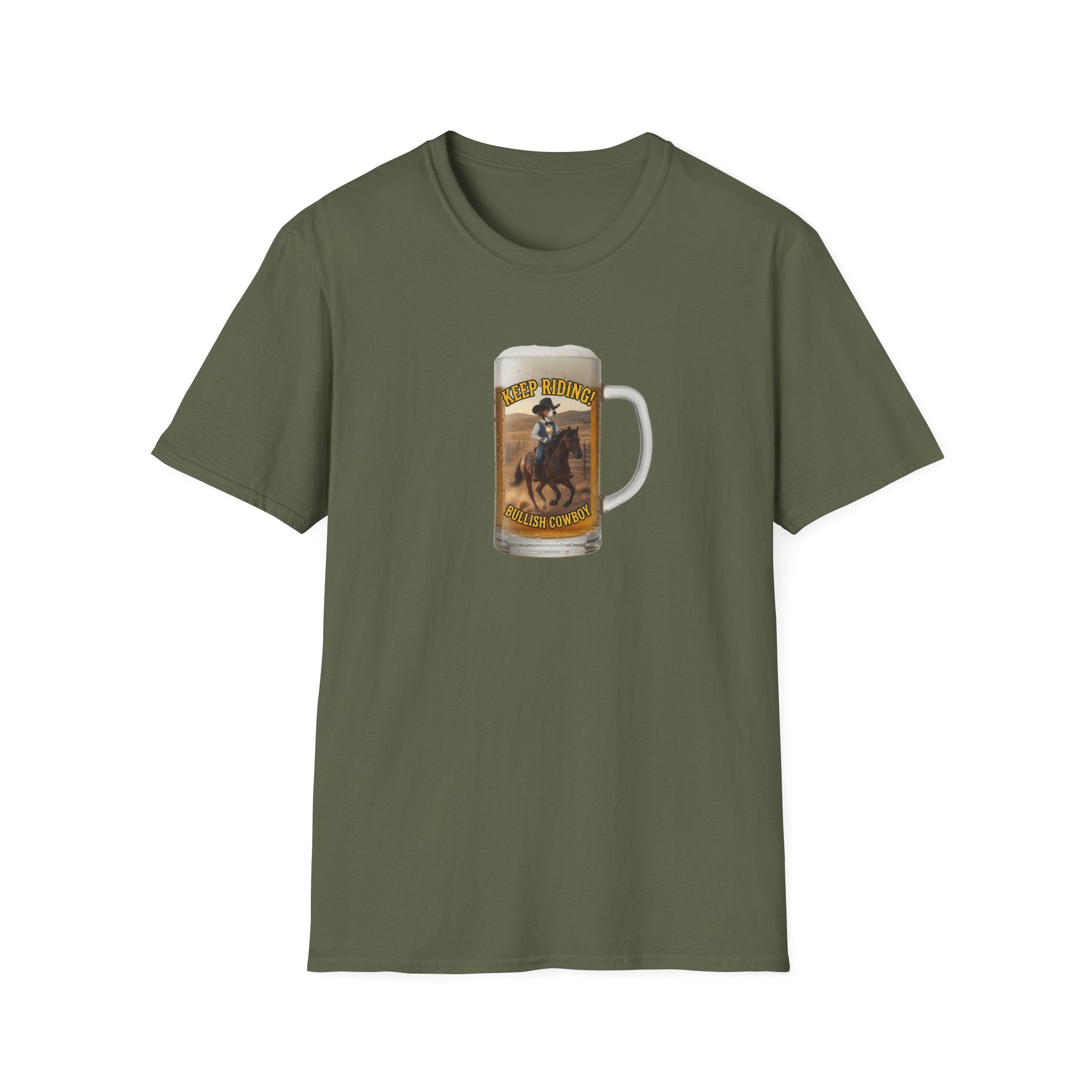 Keep Riding Beer - Unisex Softstyle T-Shirt