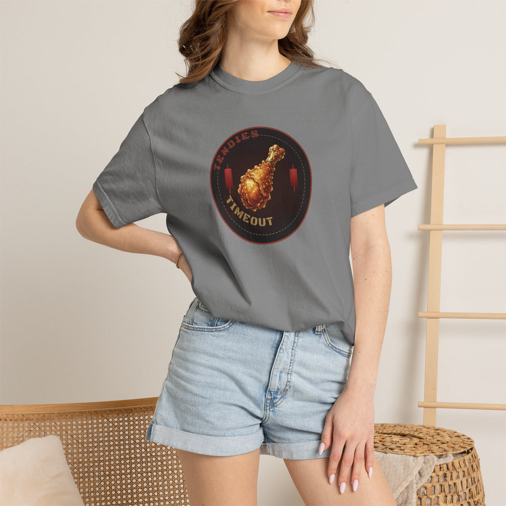 Bearish Tendies Timeout - Unisex Garment-Dyed T-shirt