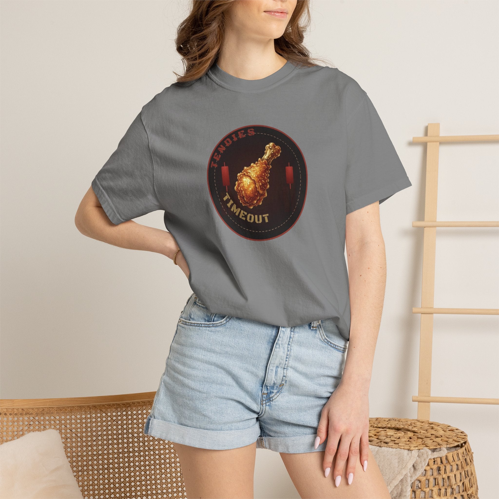 Bearish Tendies Timeout - Unisex Garment-Dyed T-shirt