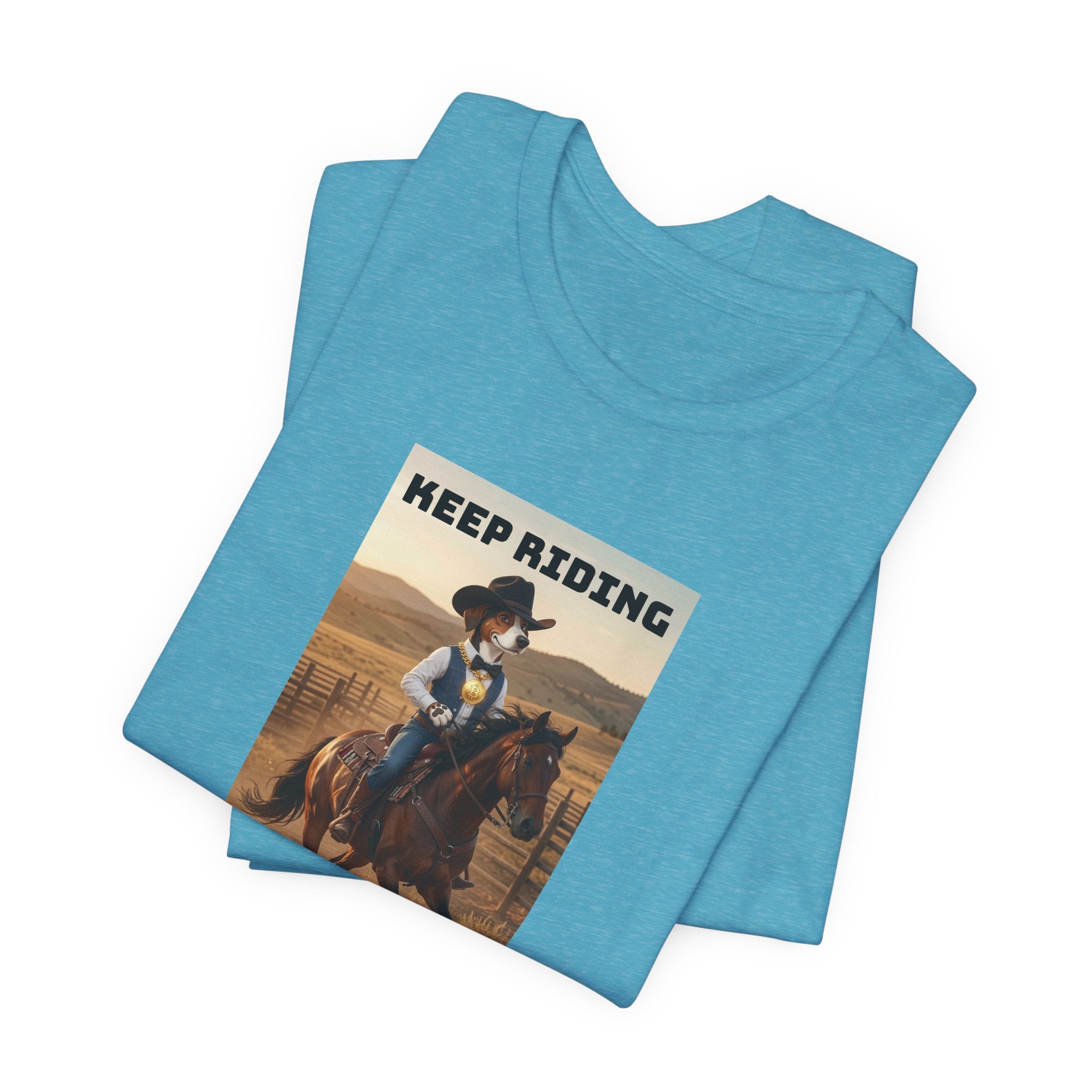 Keep Riding-Unisex Jersey Short Sleeve Tee
