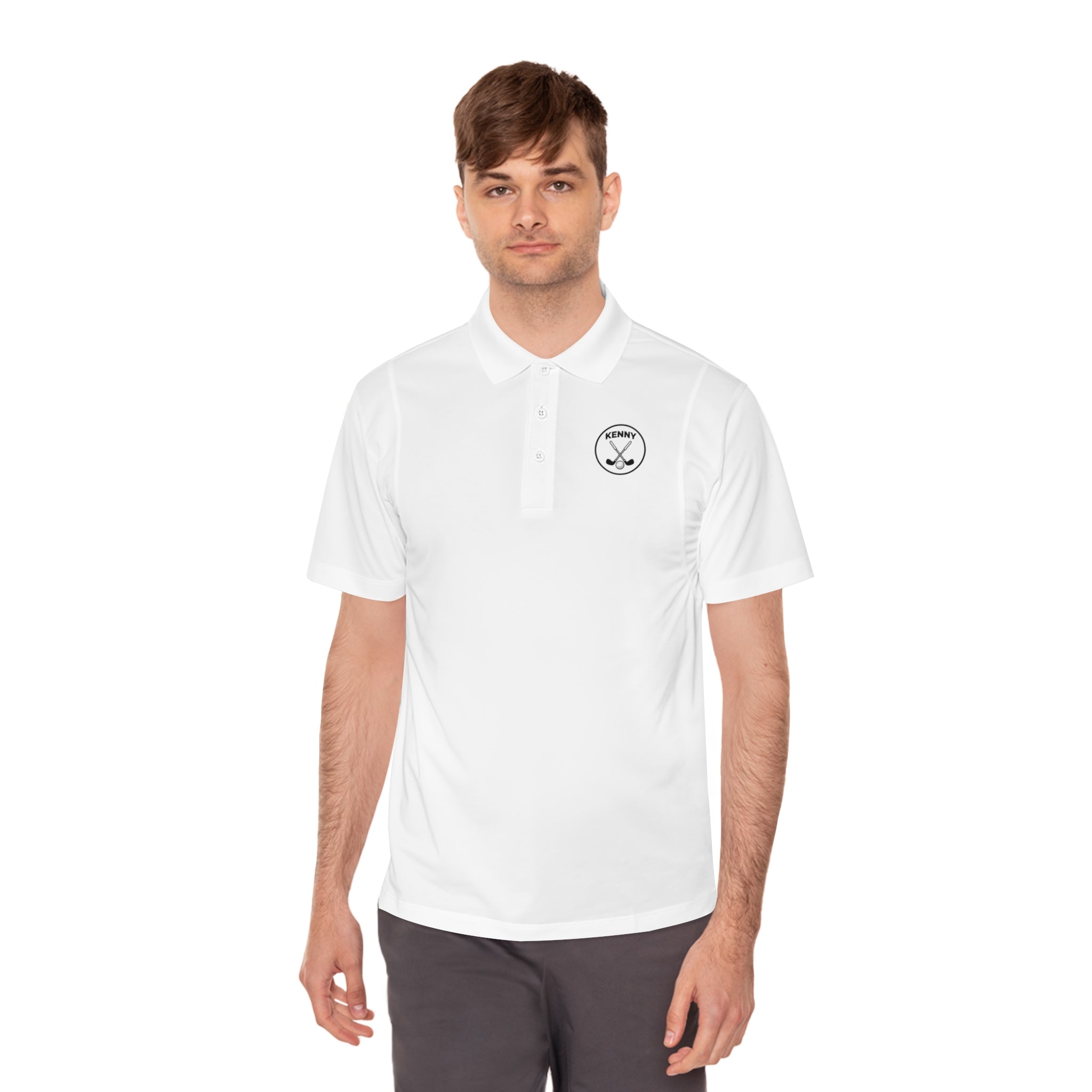 Logo Small Men's Sport Polo Shirt