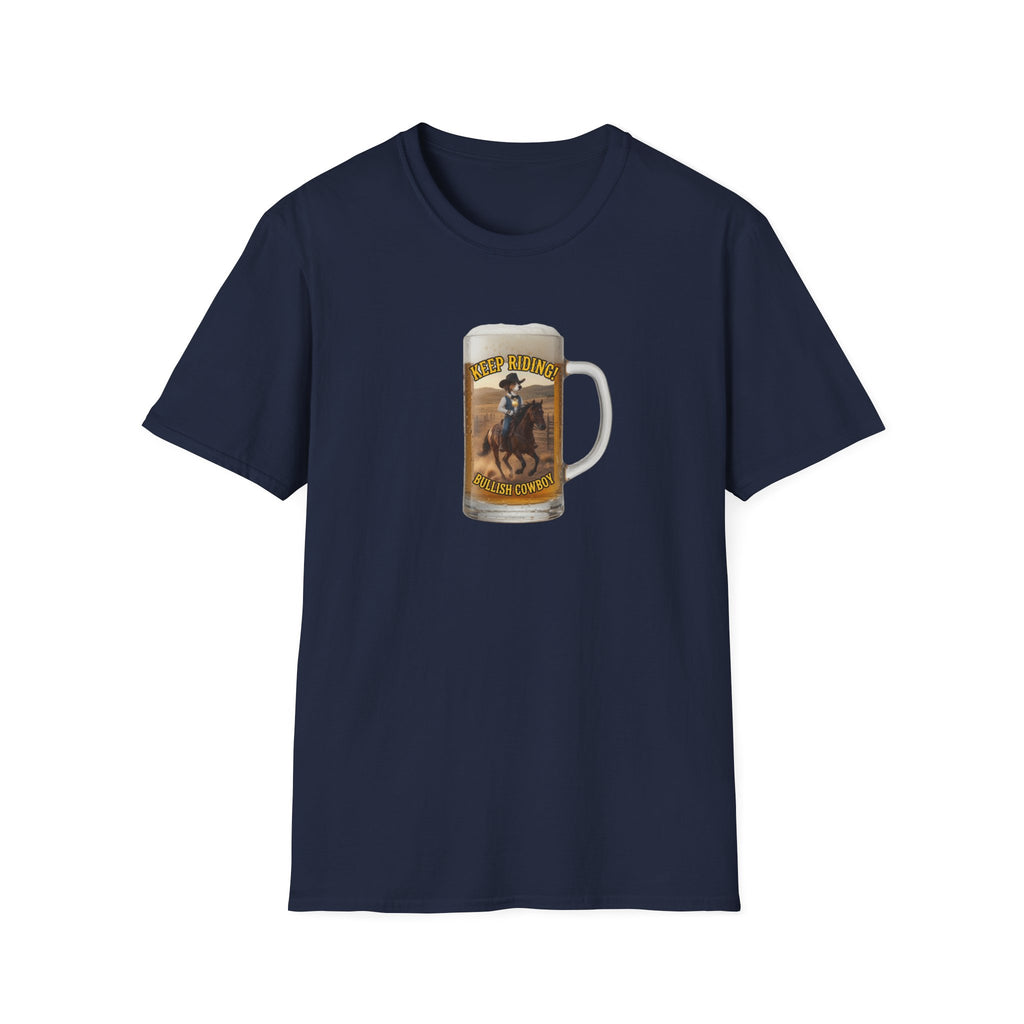 Keep Riding Beer - Unisex Softstyle T-Shirt