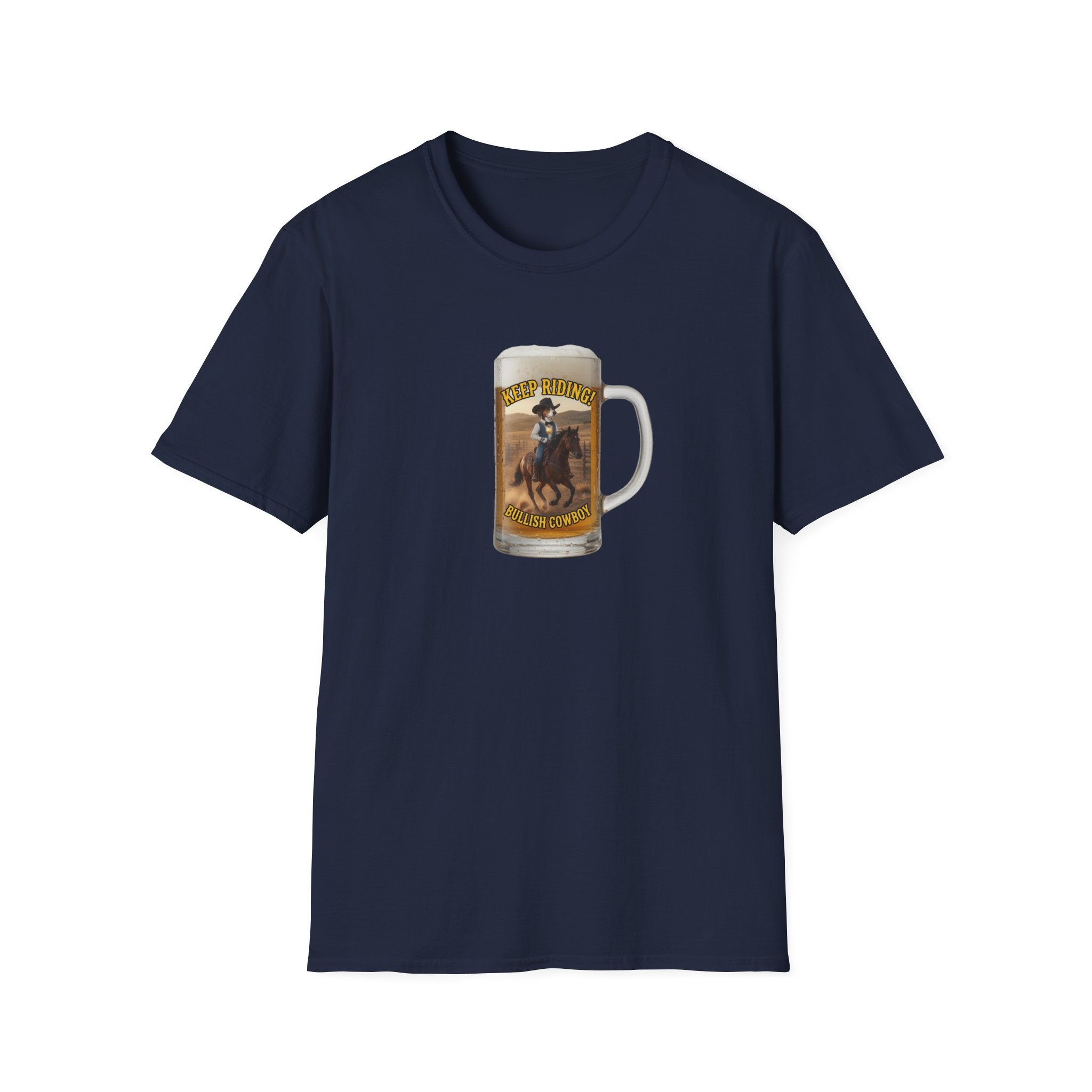 Keep Riding Beer - Unisex Softstyle T-Shirt