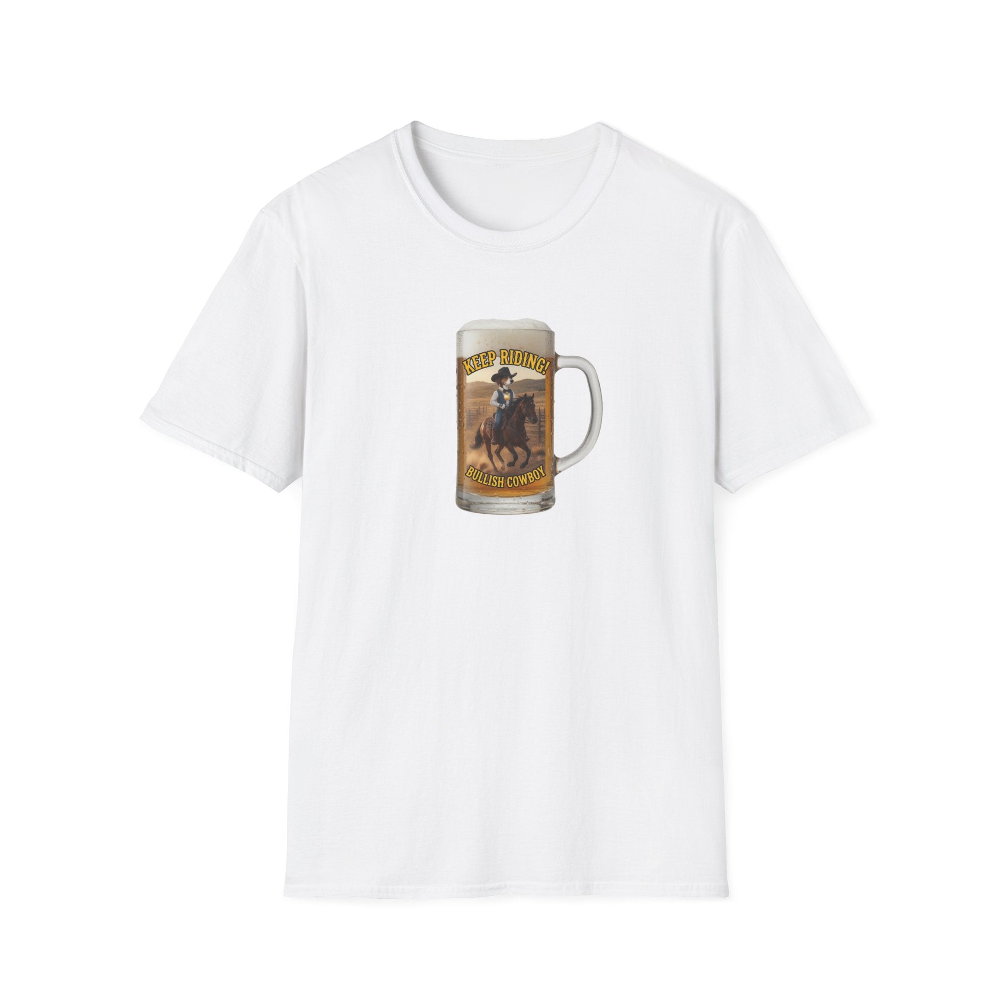 Keep Riding Beer - Unisex Softstyle T-Shirt