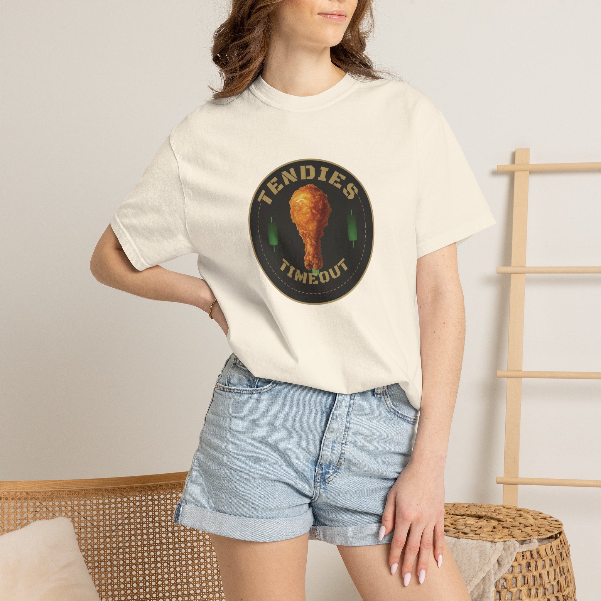 Bullish Tendies Timeout Unisex Garment-Dyed T-shirt