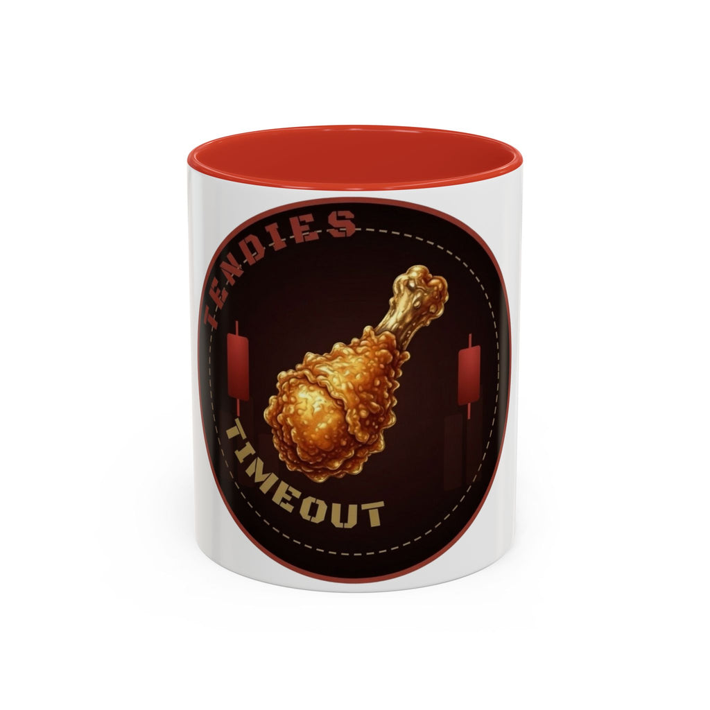 Bearish Tendies Timeout - Accent Coffee Mug (11, 15oz)