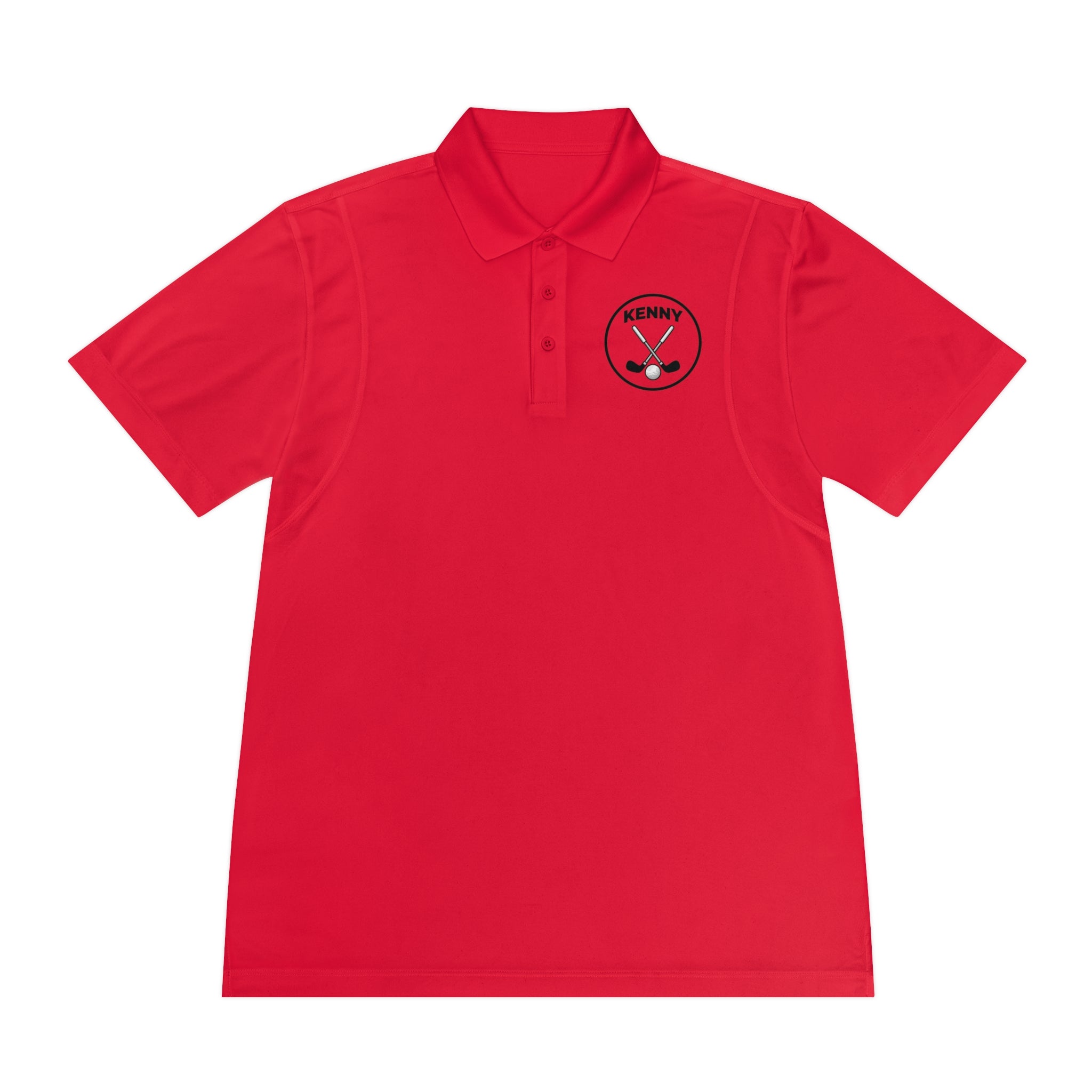 Logo Large Men's Sport Polo Shirt