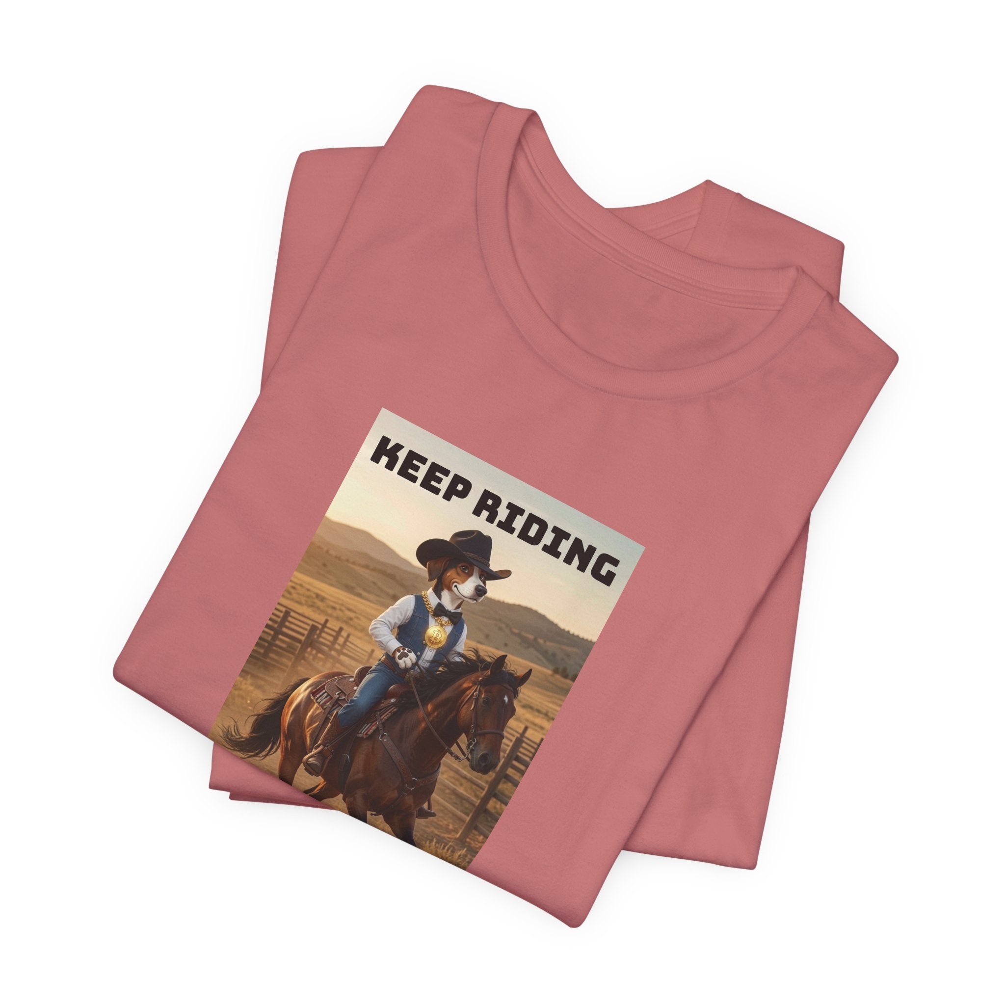 Keep Riding-Unisex Jersey Short Sleeve Tee