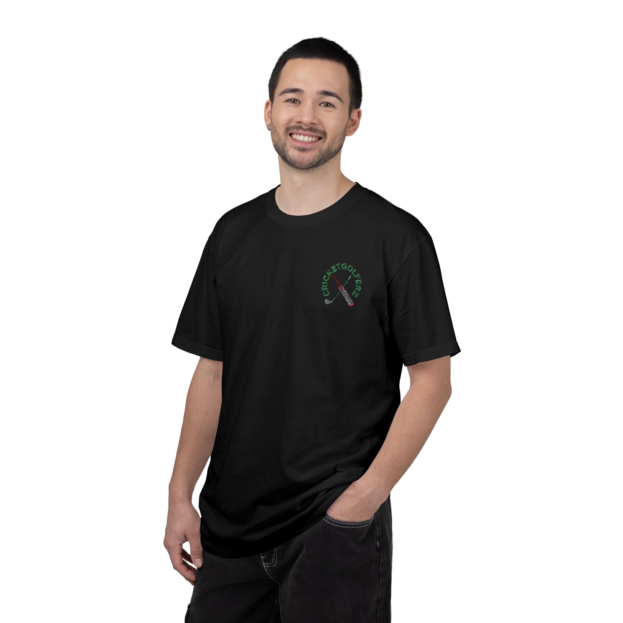 Embroidery Unisex Garment-Dyed T-shirt