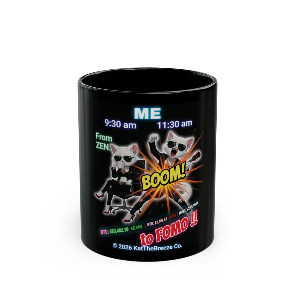 FOMO - Black Mug (11oz, 15oz)