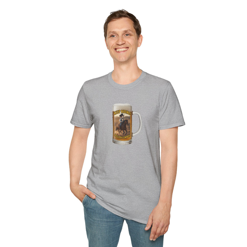 Keep Riding Beer - Unisex Softstyle T-Shirt