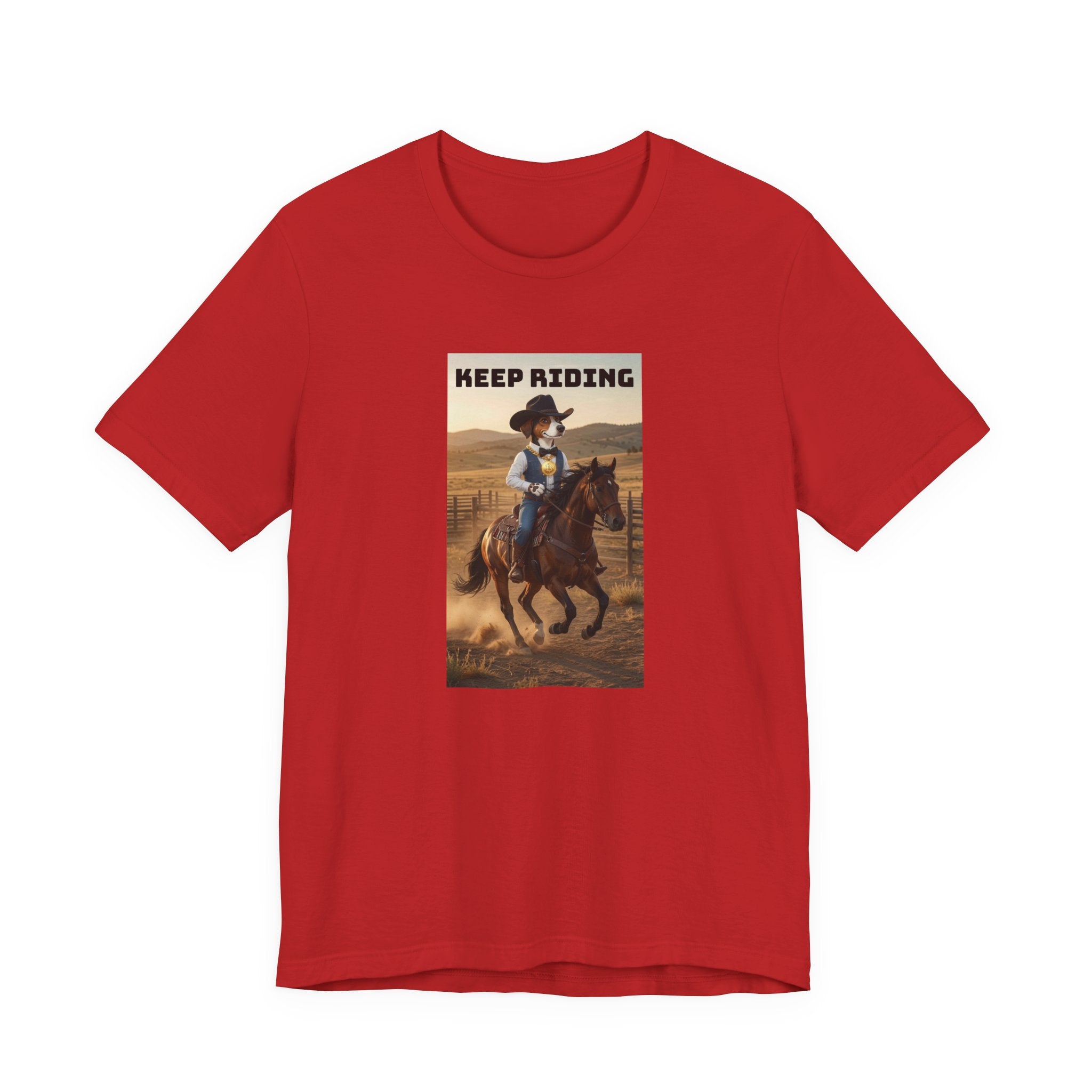 Keep Riding-Unisex Jersey Short Sleeve Tee