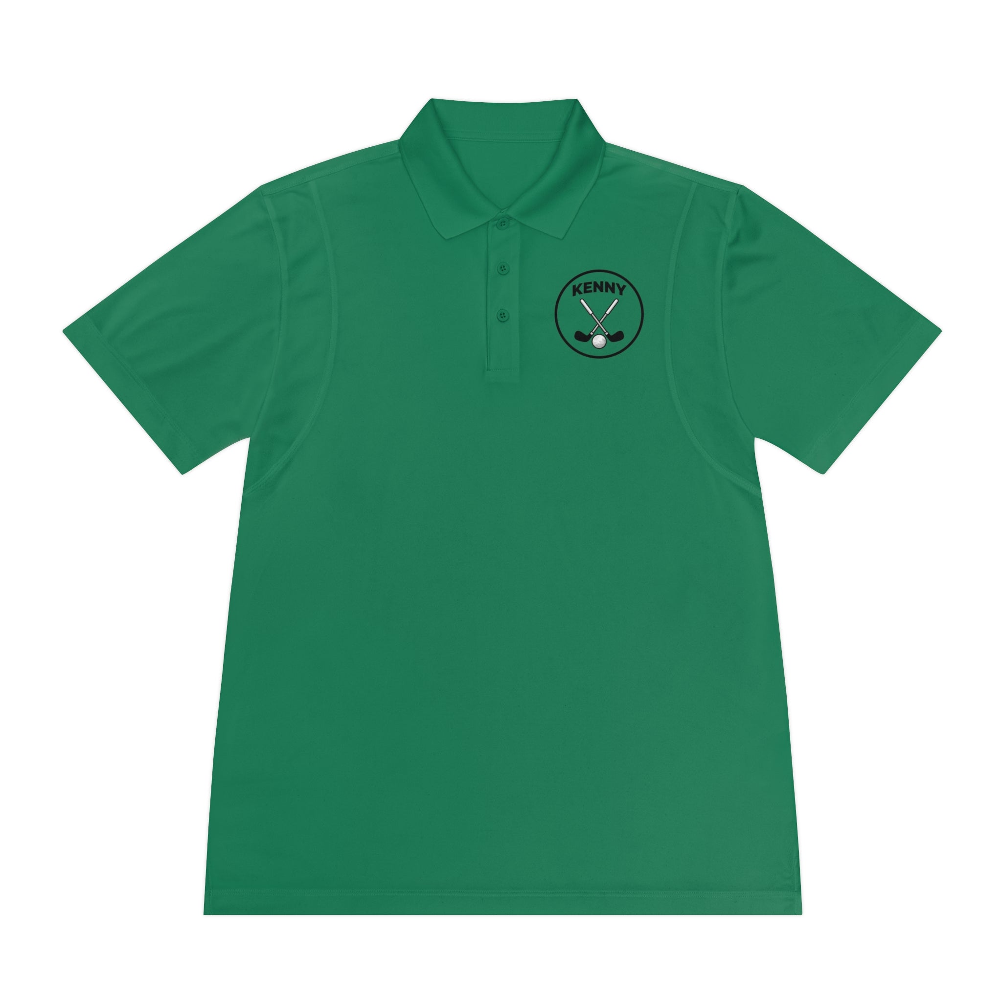 Logo Large Men's Sport Polo Shirt
