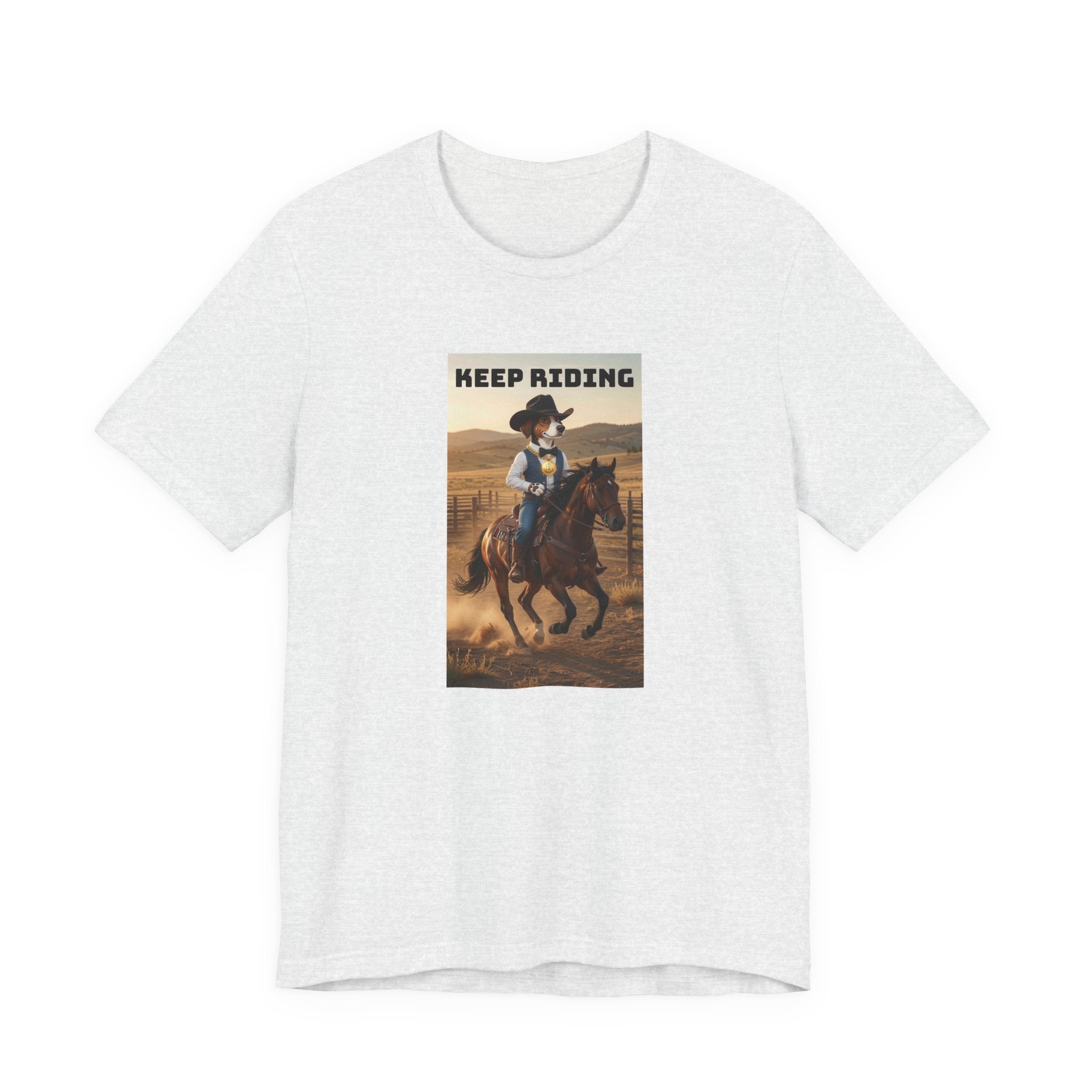 Keep Riding-Unisex Jersey Short Sleeve Tee