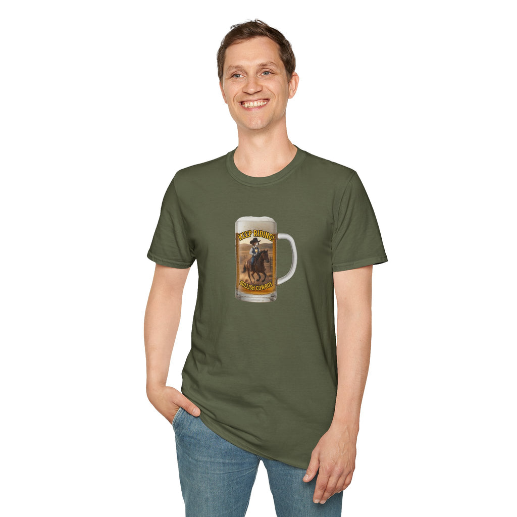 Keep Riding Beer - Unisex Softstyle T-Shirt