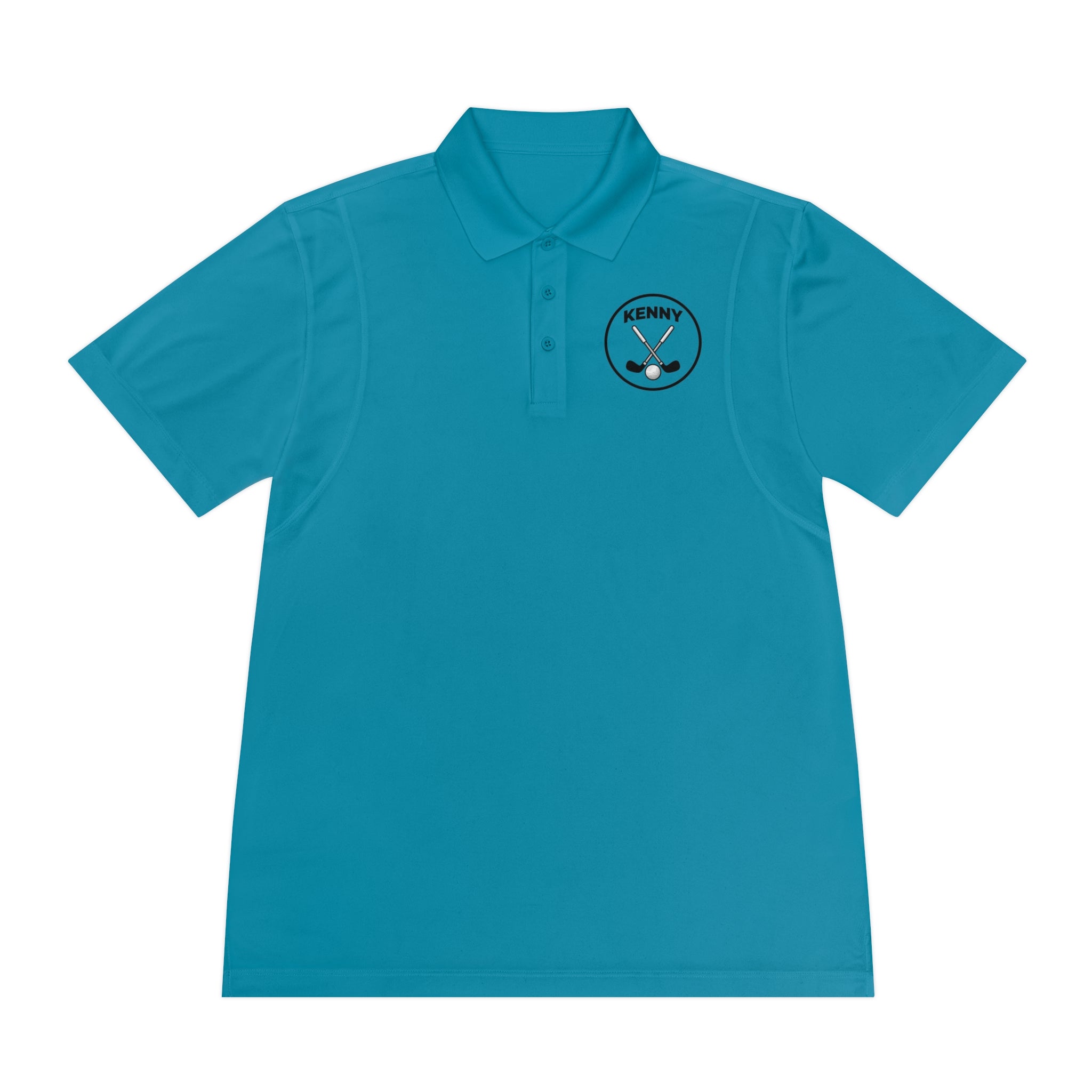 Logo Large Men's Sport Polo Shirt