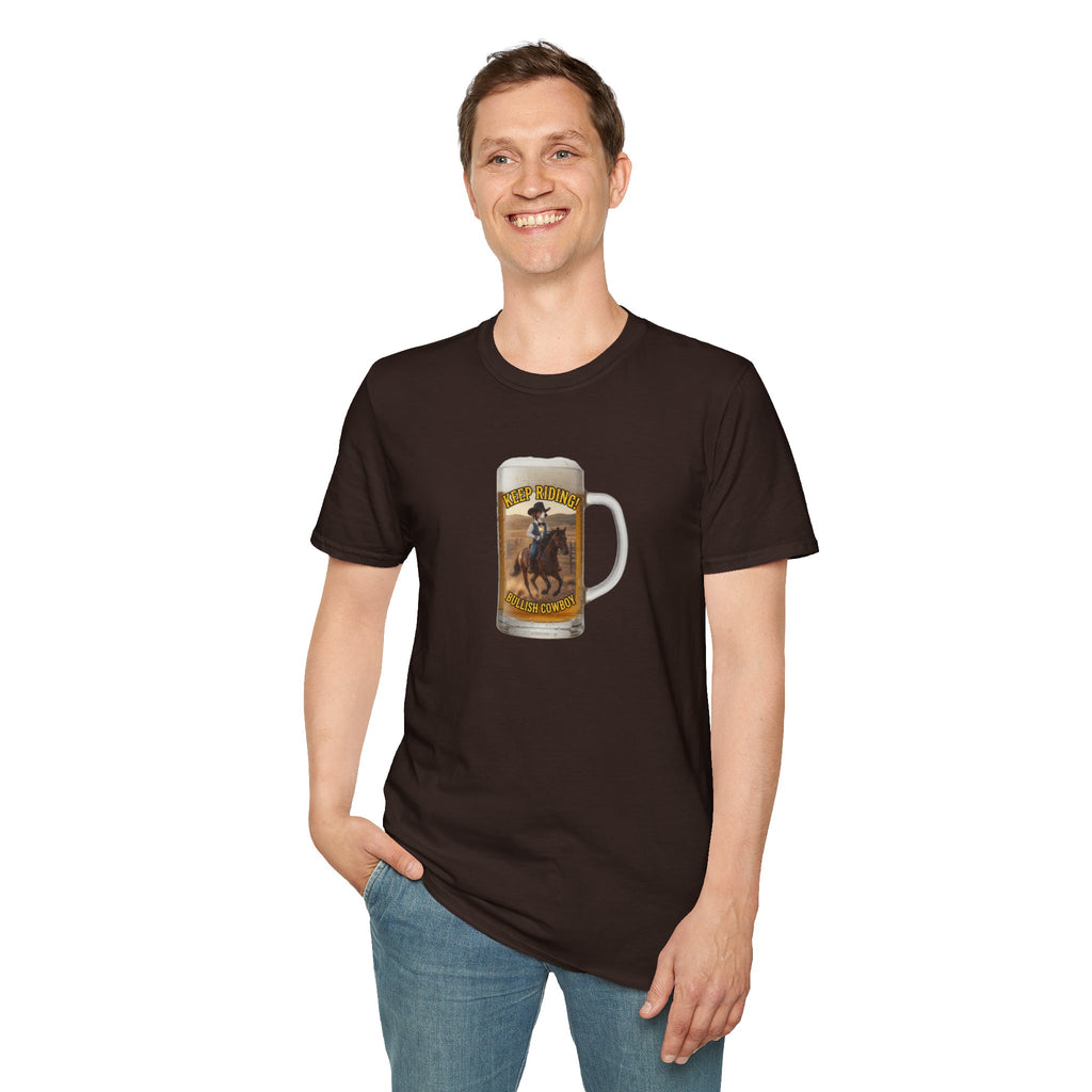 Keep Riding Beer - Unisex Softstyle T-Shirt